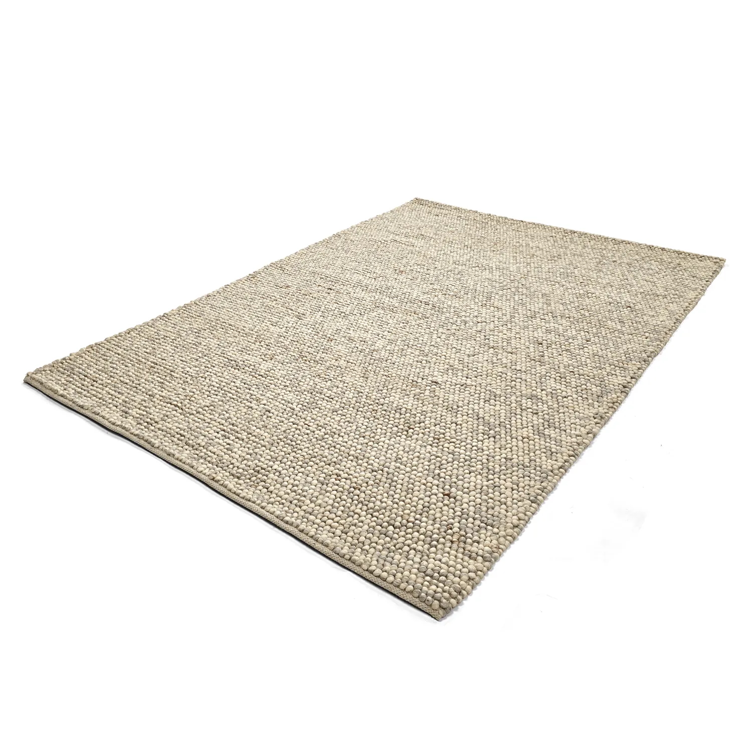 Wollen-vloerkleed - Avafors Wool Bubble (grijs/beige)