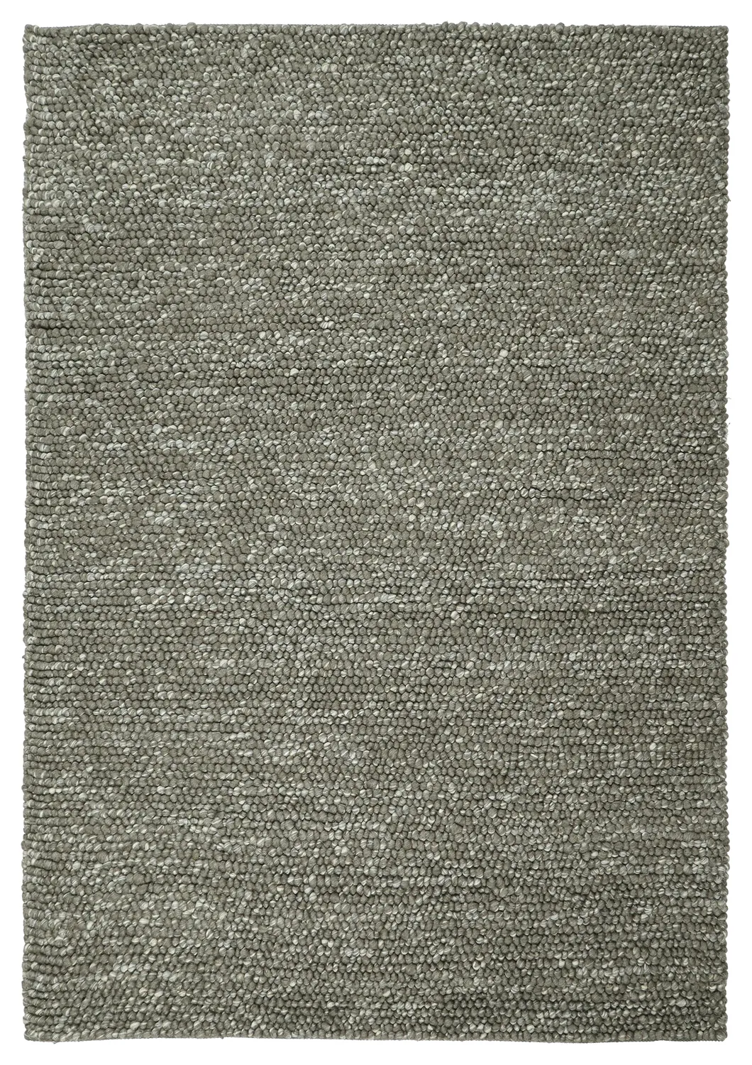 Wollen-vloerkleed - Avafors Wool Bubble (mosgroen/crème)