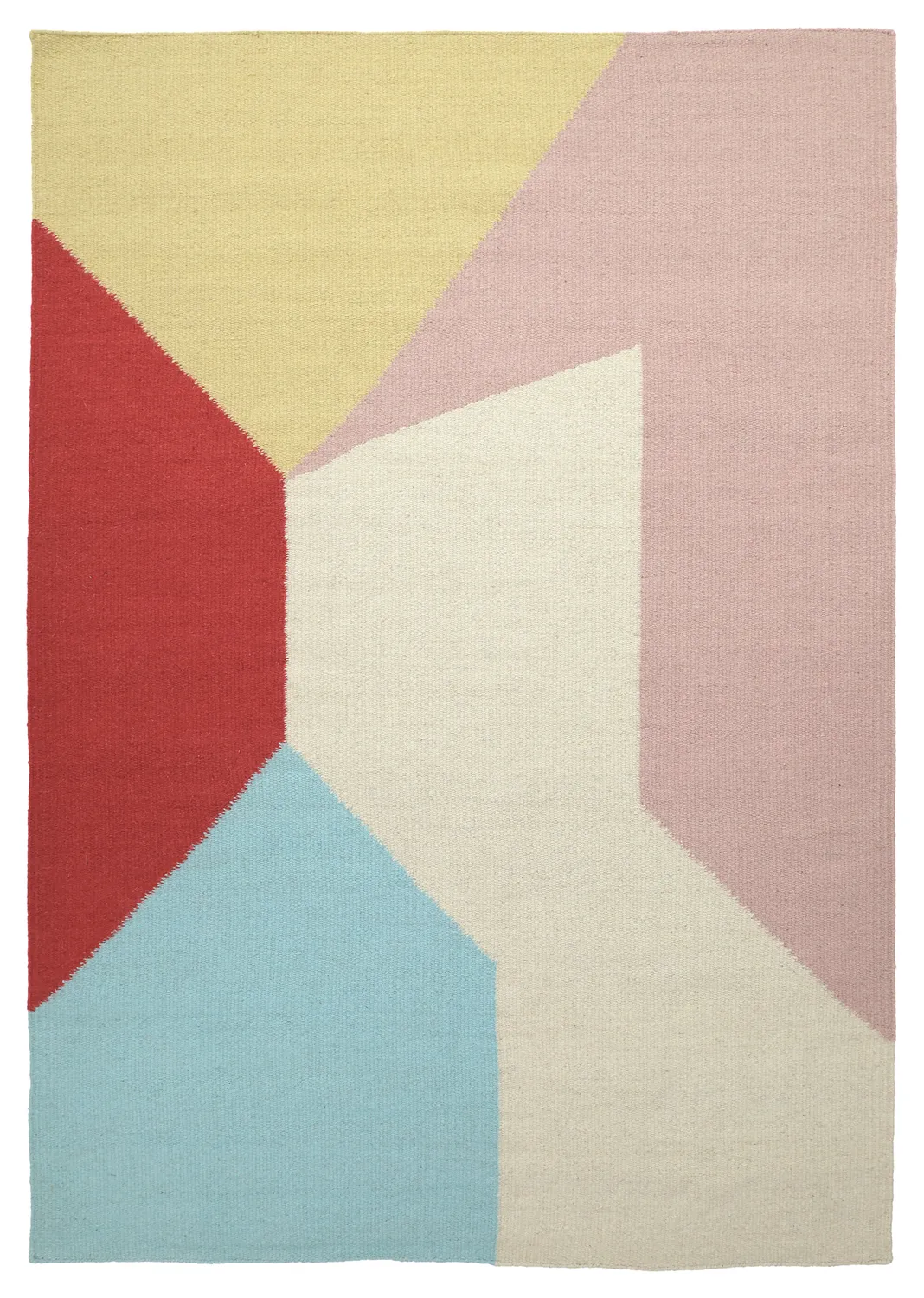 Wollen-vloerkleed - Aveiro (roze/multi)