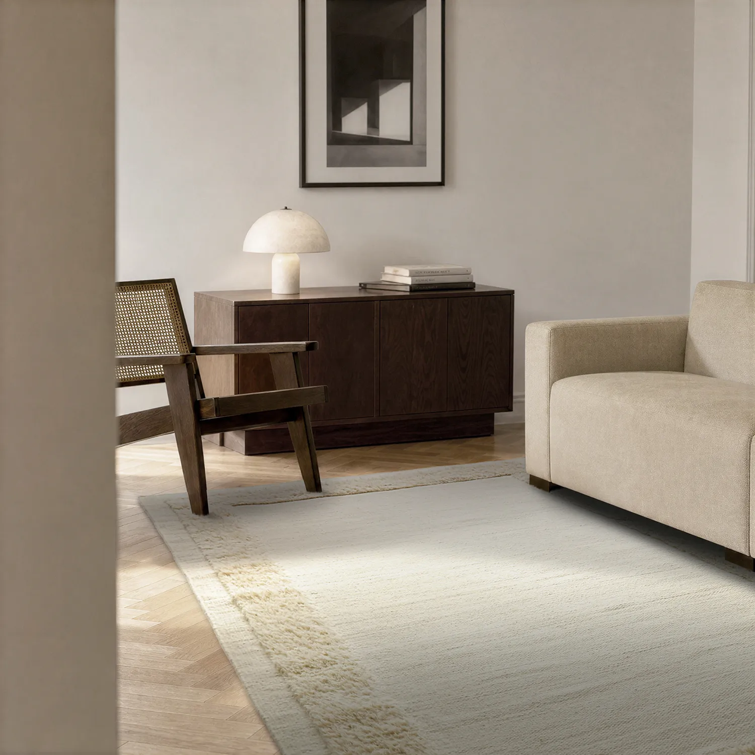 Wollen-vloerkleed - Beja (room)