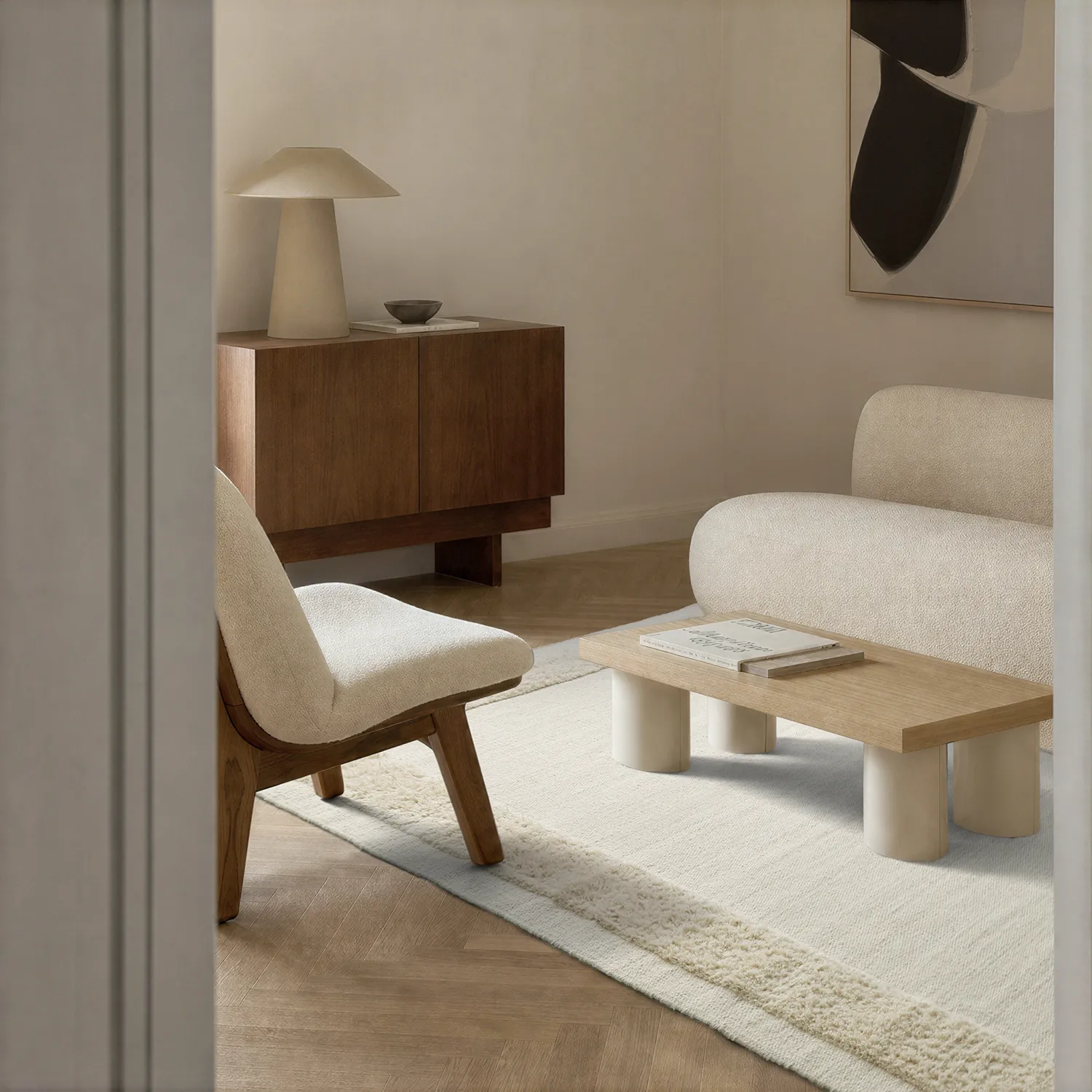 Wollen-vloerkleed - Beja (room)