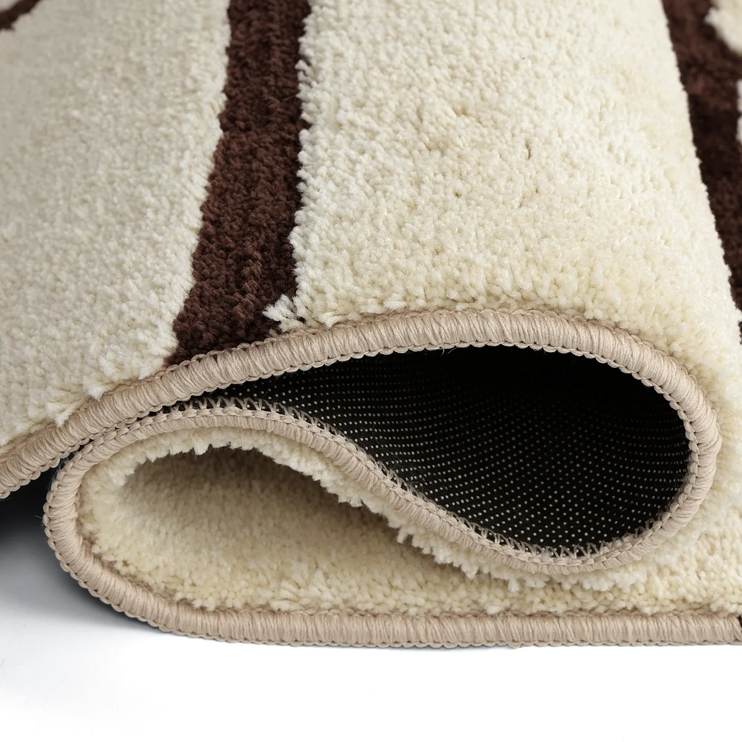 Hoogpolig vloerkleed - Bitola (beige)