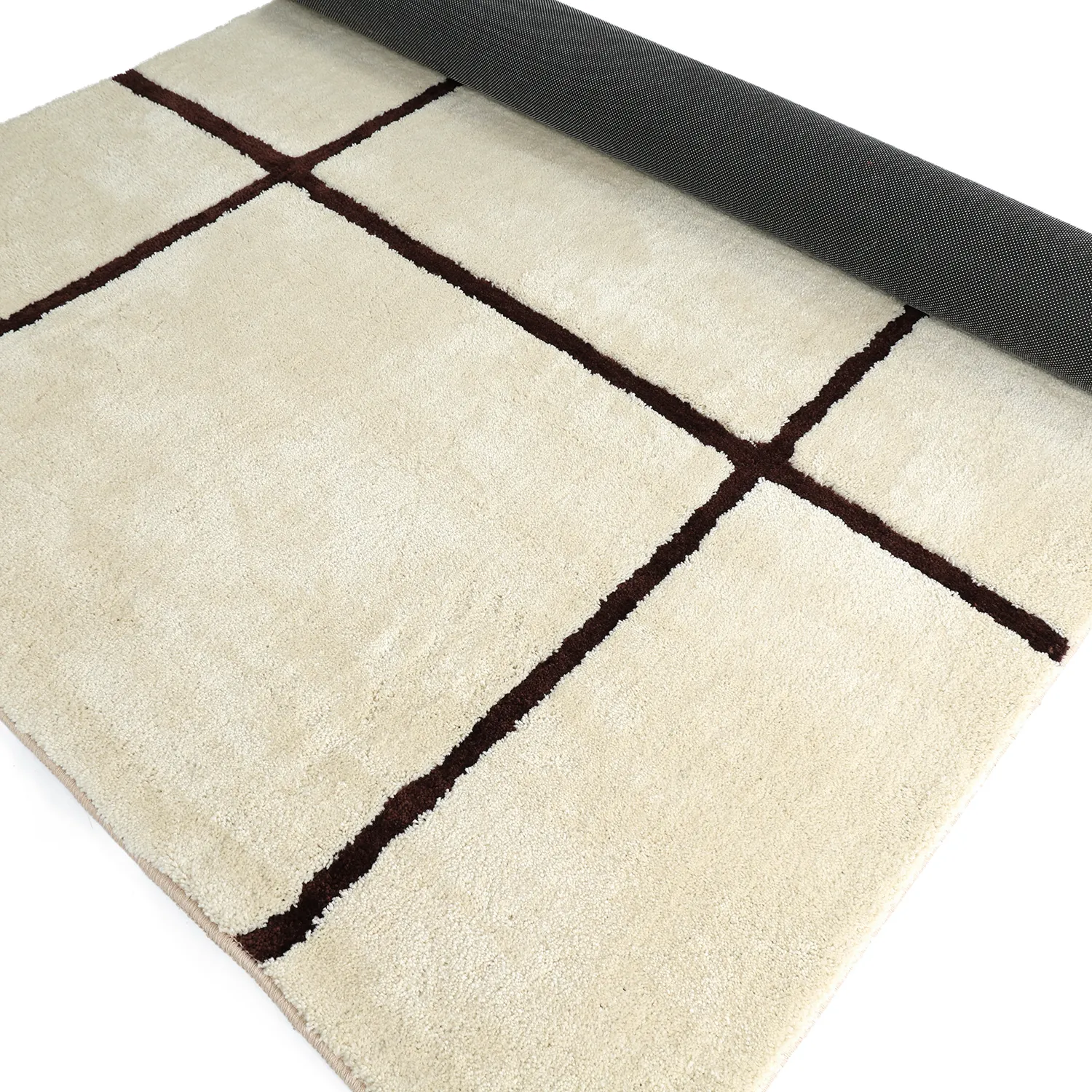 Hoogpolig vloerkleed - Bitola (beige)