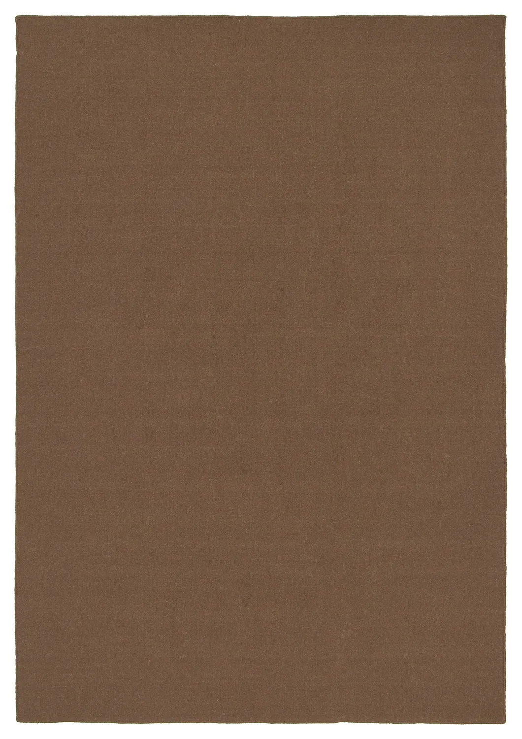 Wollen-vloerkleed - Charonne Flat Handloom Wool Premium (bruin)