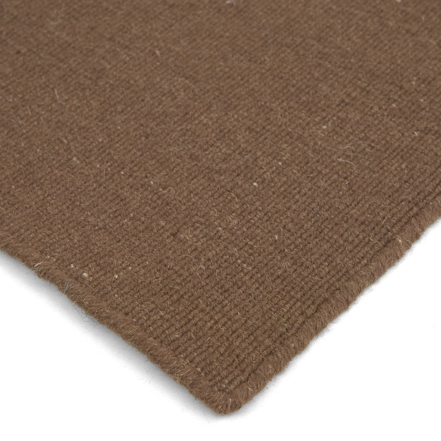 Wollen-vloerkleed - Charonne Flat Handloom Wool Premium (bruin)