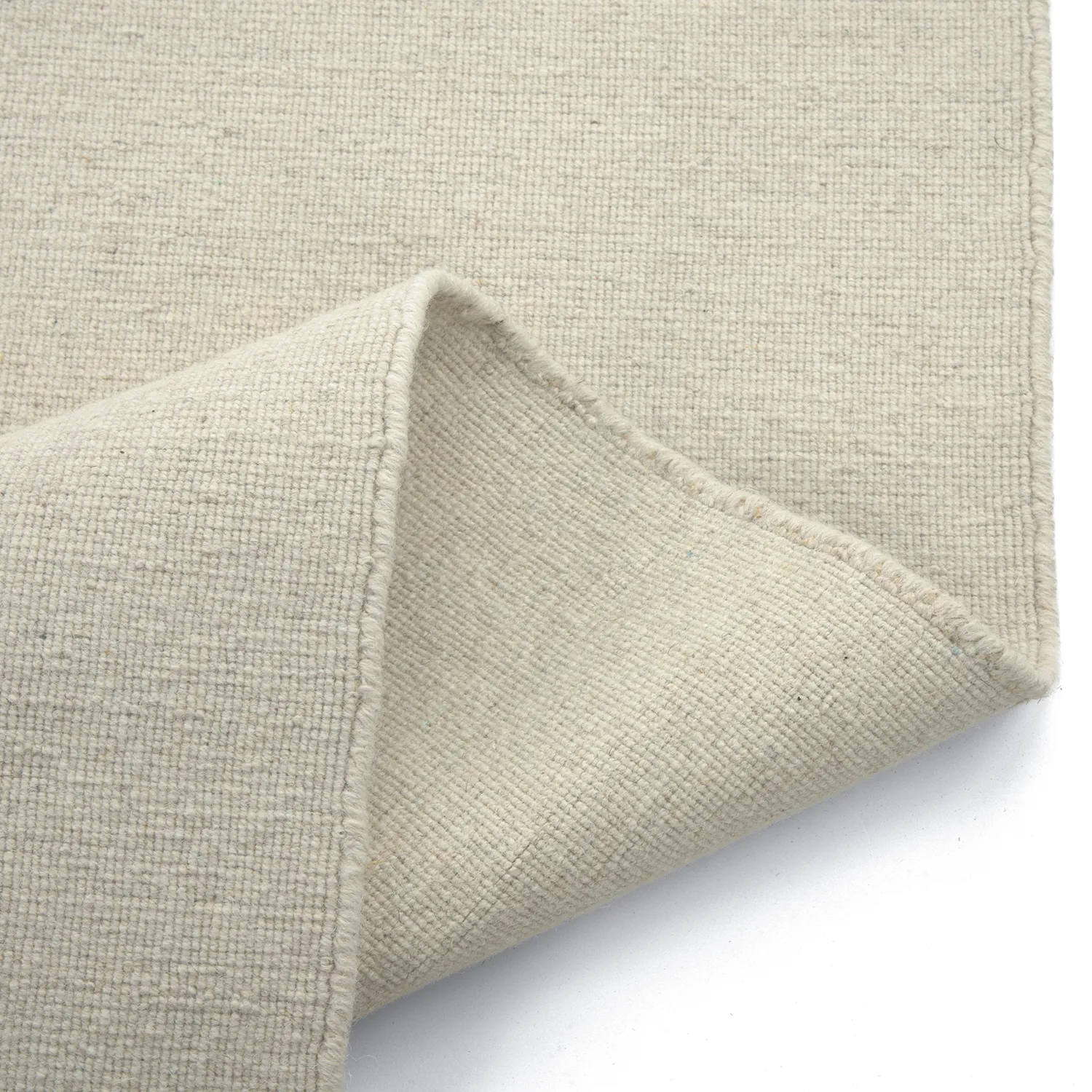 Wollen-vloerkleed - Charonne Flat Handloom Wool Premium (room)