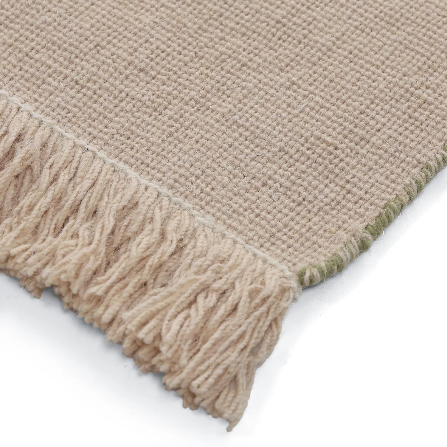 Wollen-vloerkleed - Chaves (groen/beige)