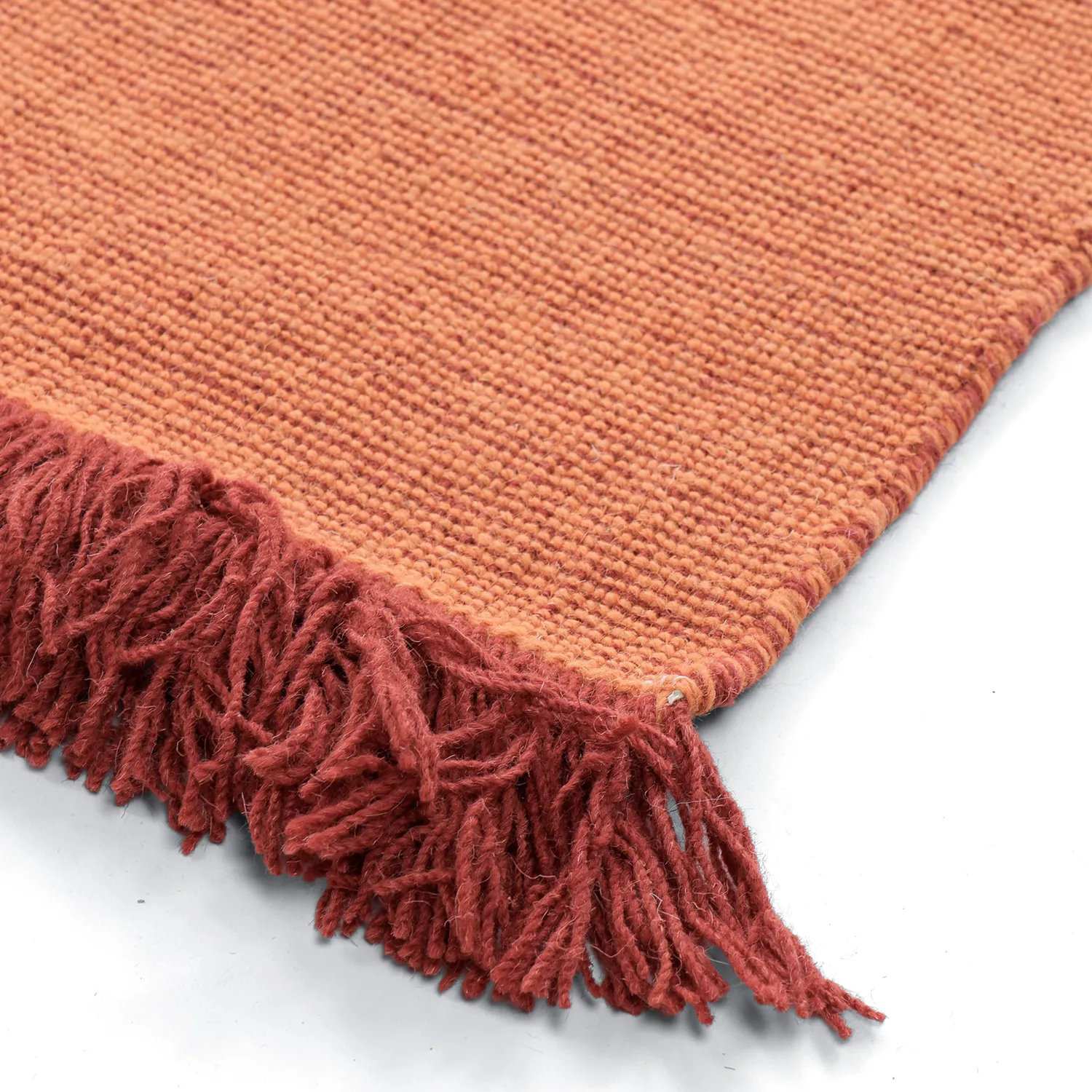 Wollen-vloerkleed - Chaves (rood/oranje)