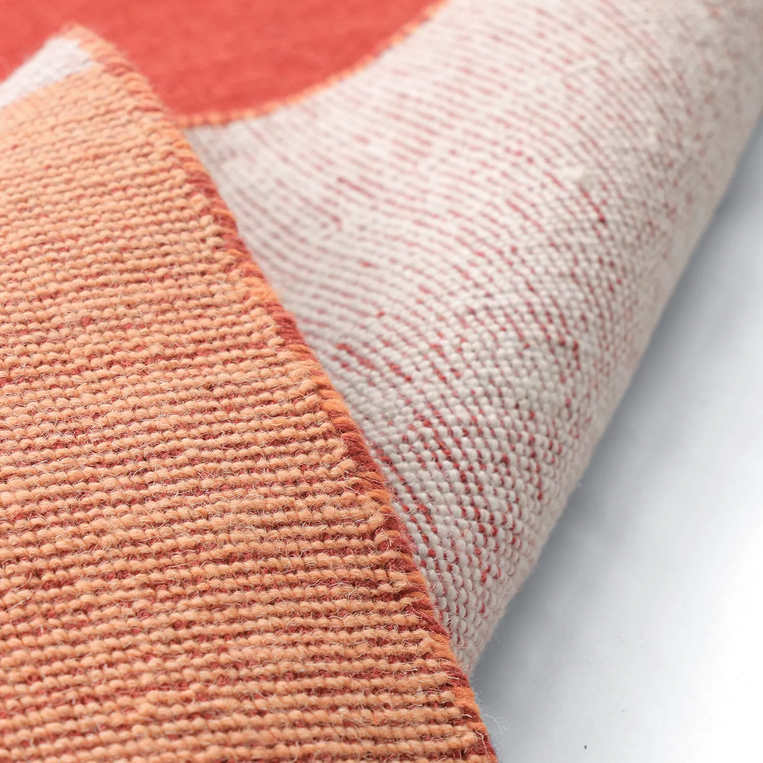 Wollen-vloerkleed - Chaves (rood/oranje)