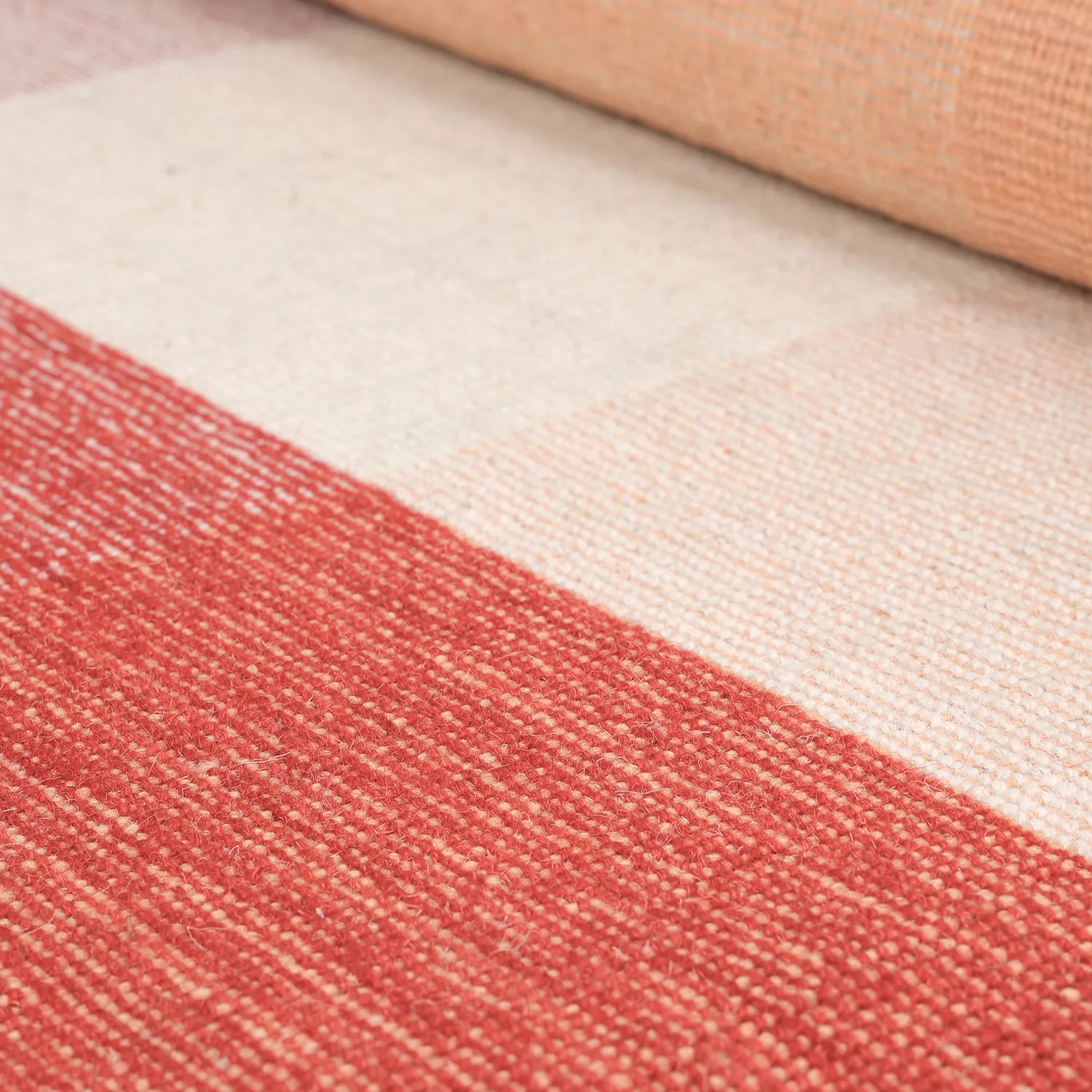 Wollen-vloerkleed - Chaves (rood/oranje)