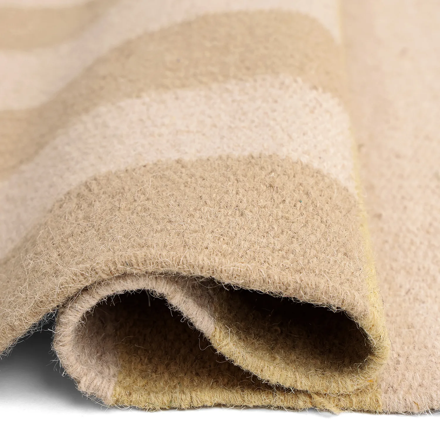 Wollen-vloerkleed - Covilha (room/beige/lichtgeel)
