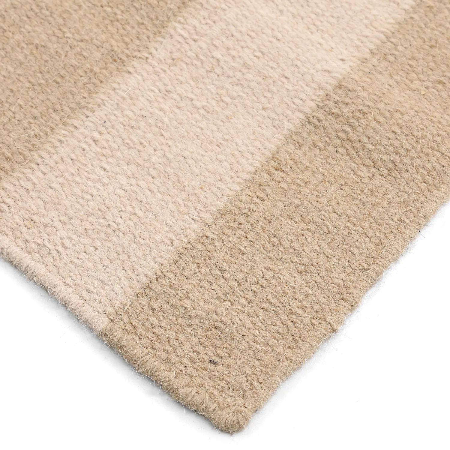 Wollen-vloerkleed - Covilha (room/beige/lichtgeel)