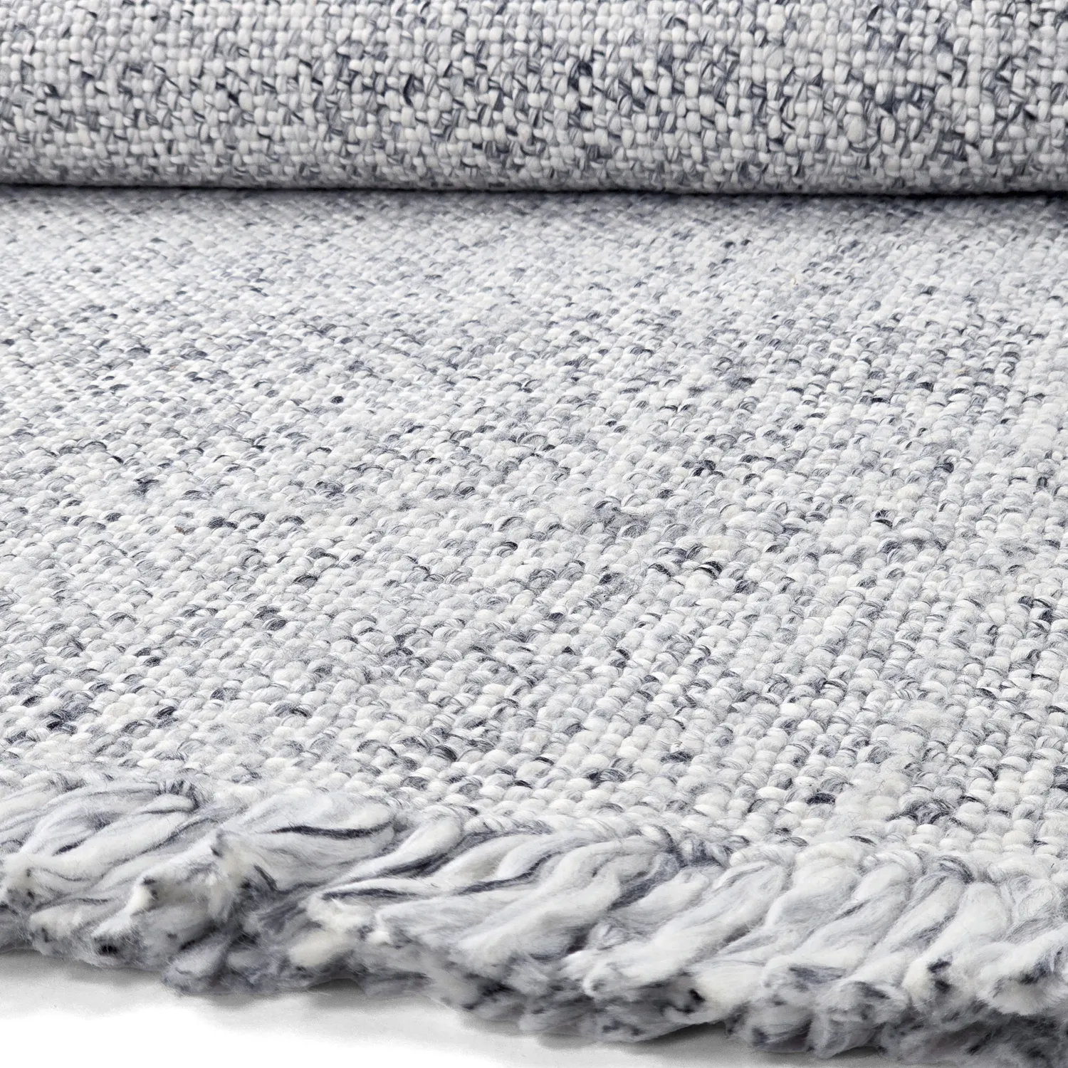 Wollen-vloerkleed - Dalita (grijs)