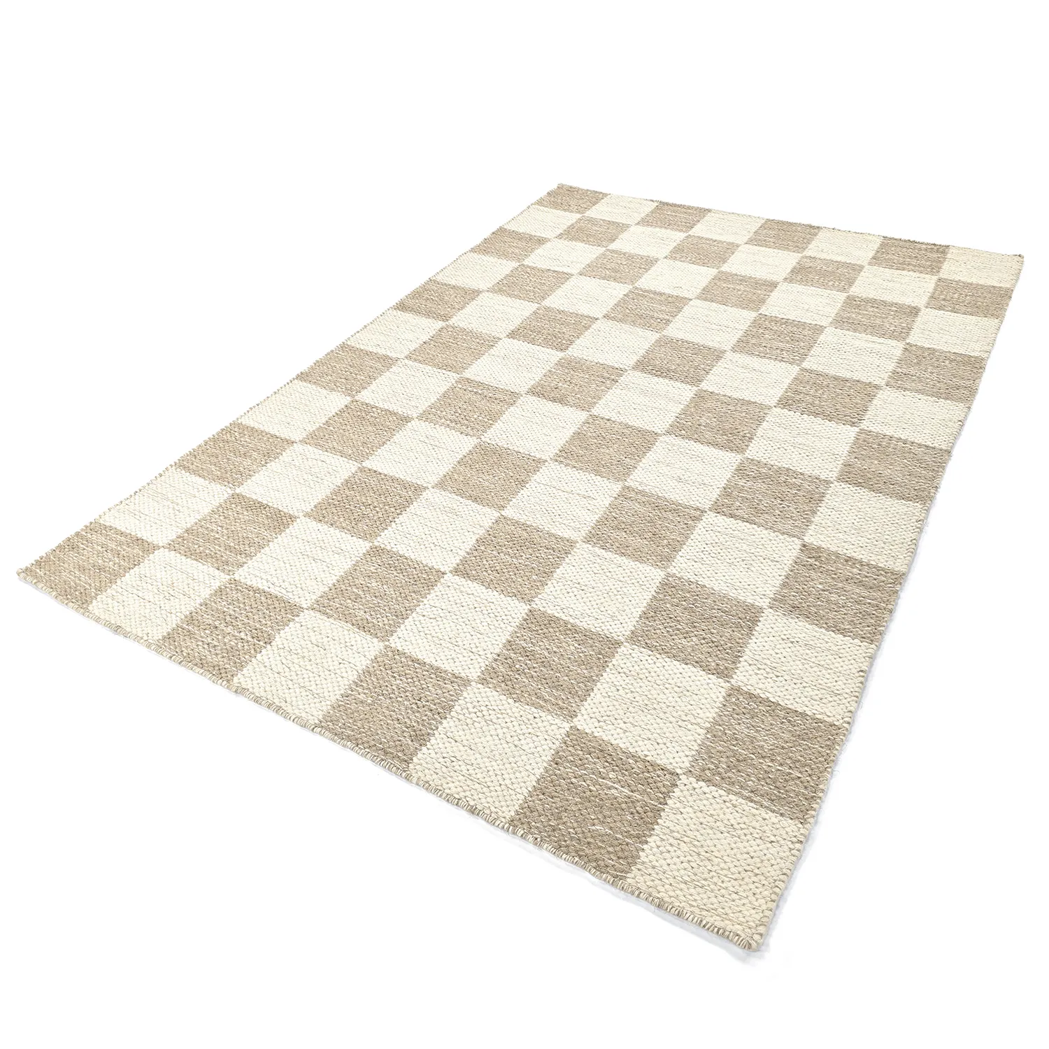 Wollen-vloerkleed - Dundee (beige/wit)