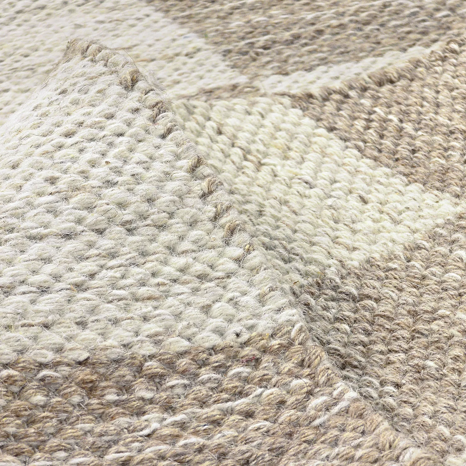 Wollen-vloerkleed - Dundee (beige/wit)