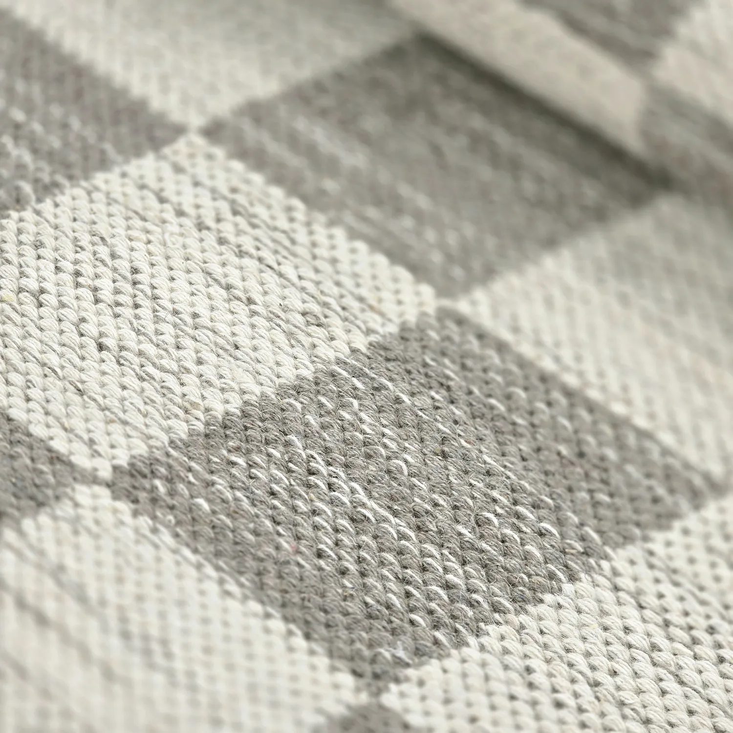 Wollen-vloerkleed - Dundee (grijs/wit)