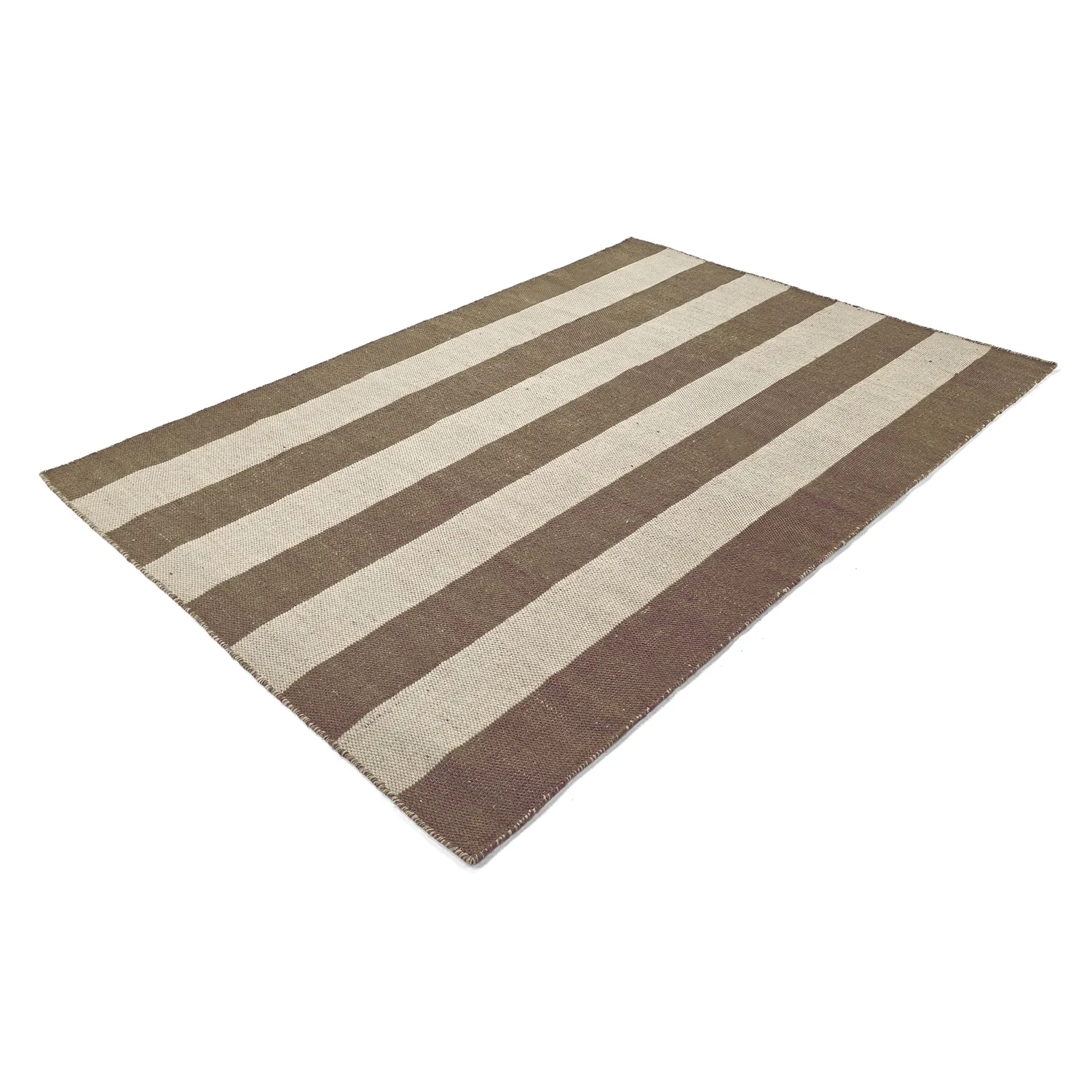 Wollen-vloerkleed - Garine (bruin/beige)