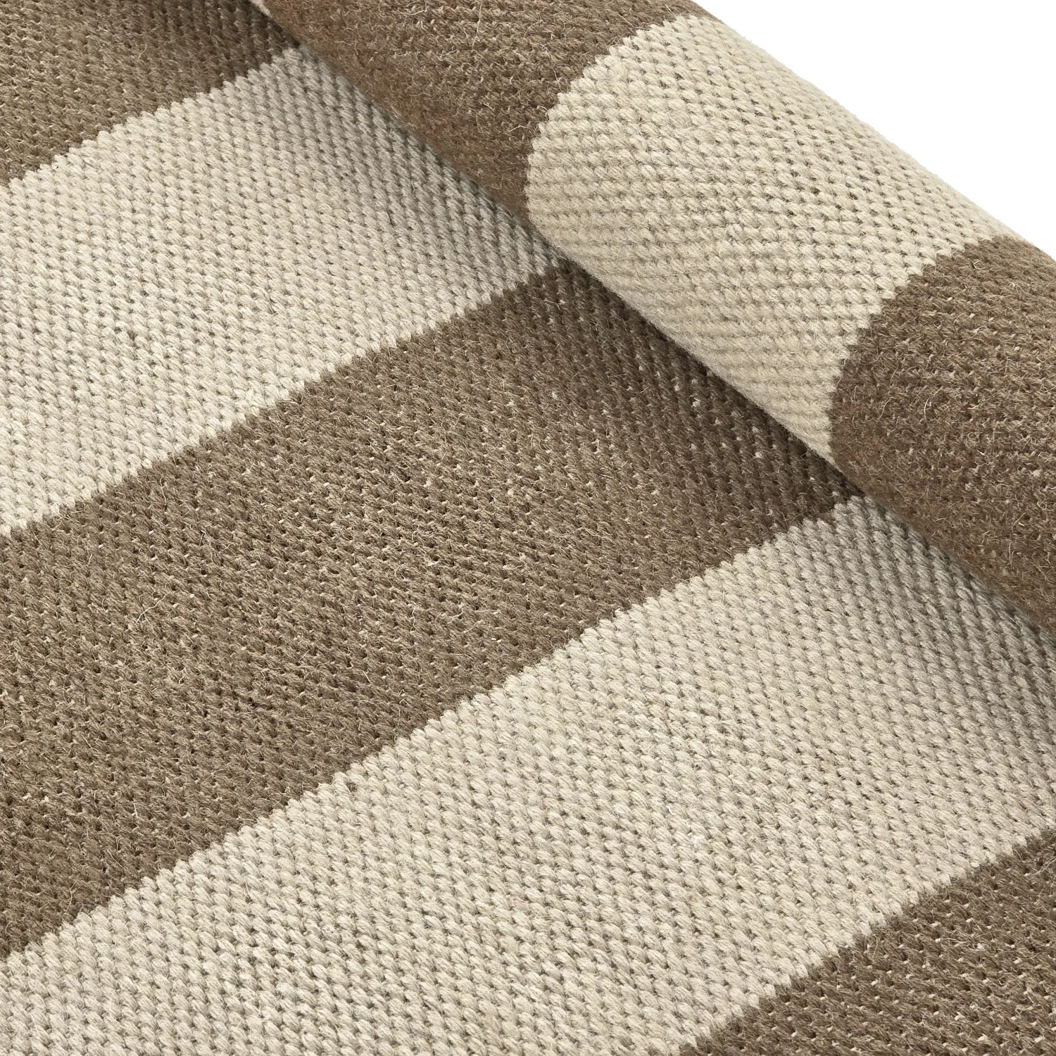Wollen-vloerkleed - Garine (bruin/beige)