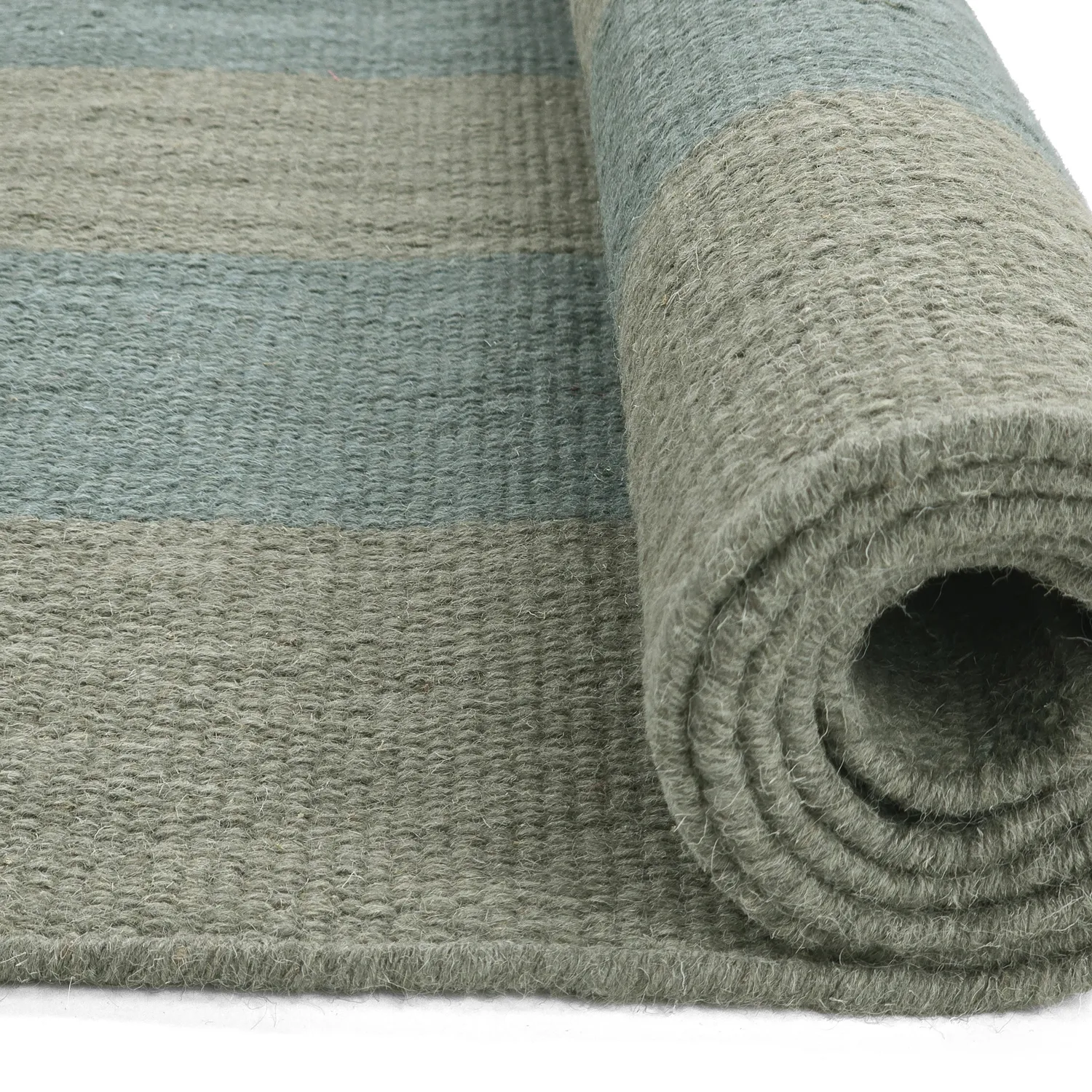 Wollen-vloerkleed - Garine (groente)