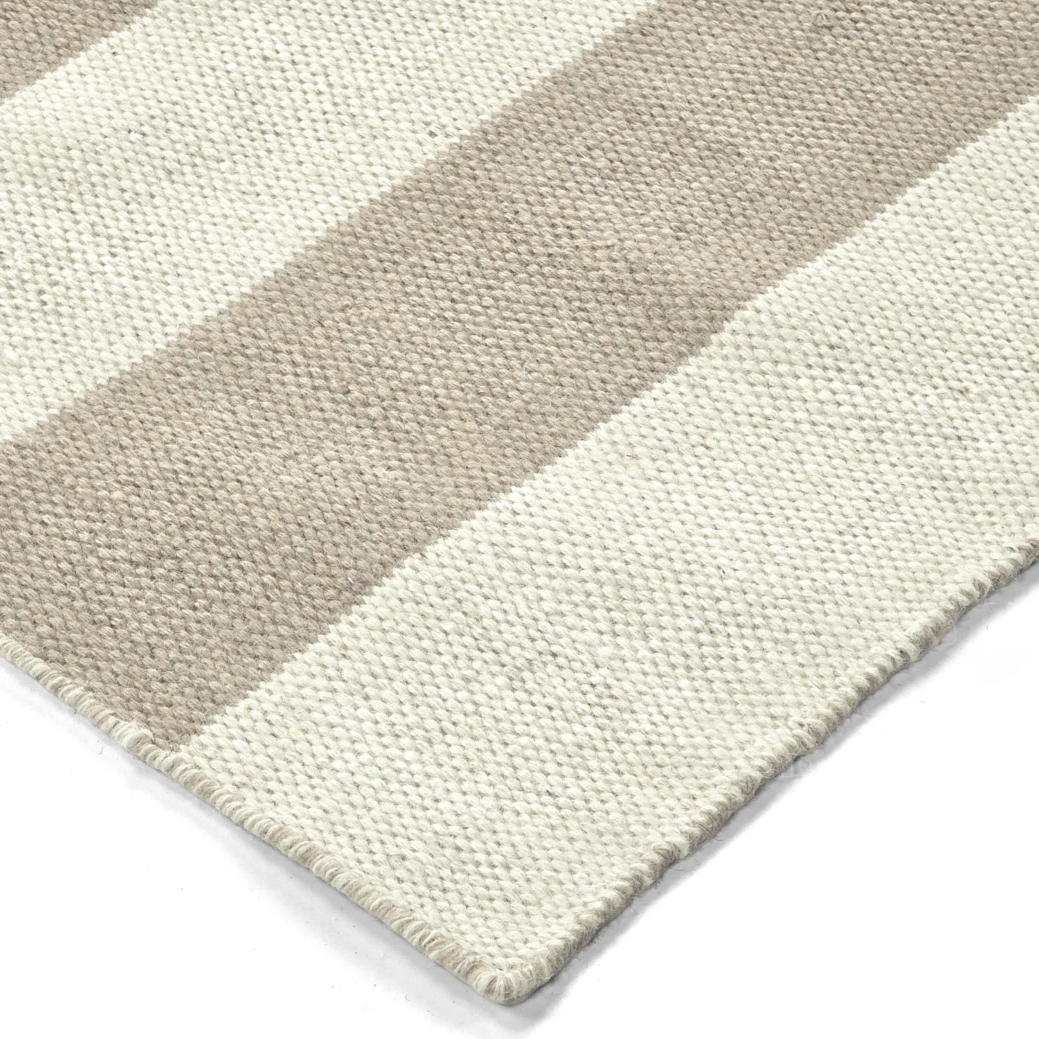 Wollen-vloerkleed - Garine (gebroken wit/beige)