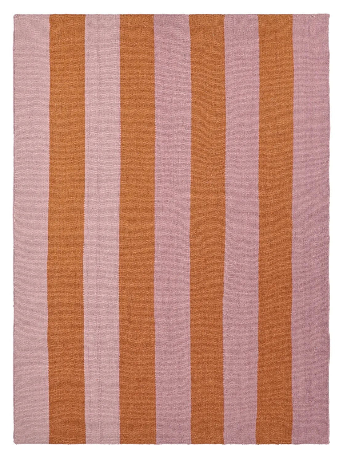 Wollen-vloerkleed - Garine (oranje/roze)