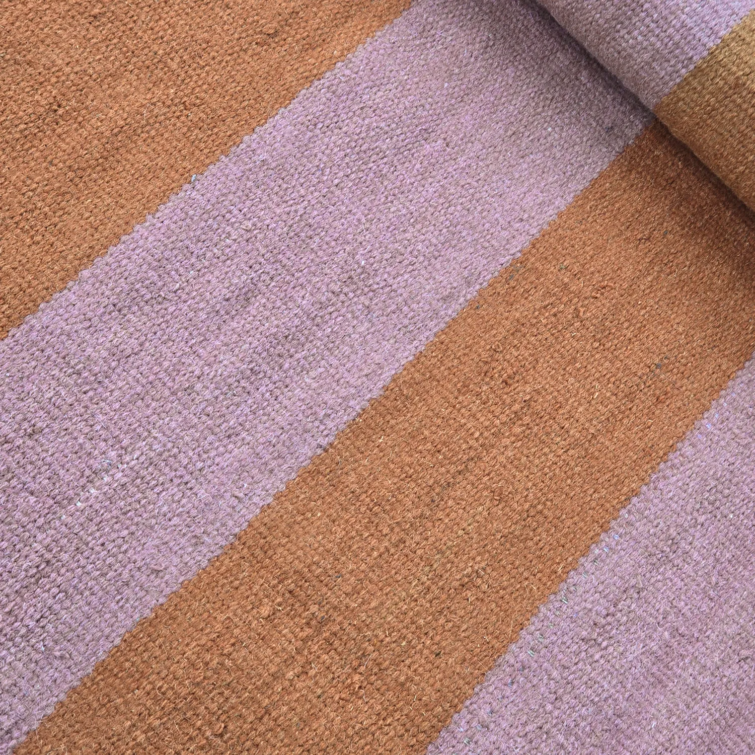 Wollen-vloerkleed - Garine (oranje/roze)