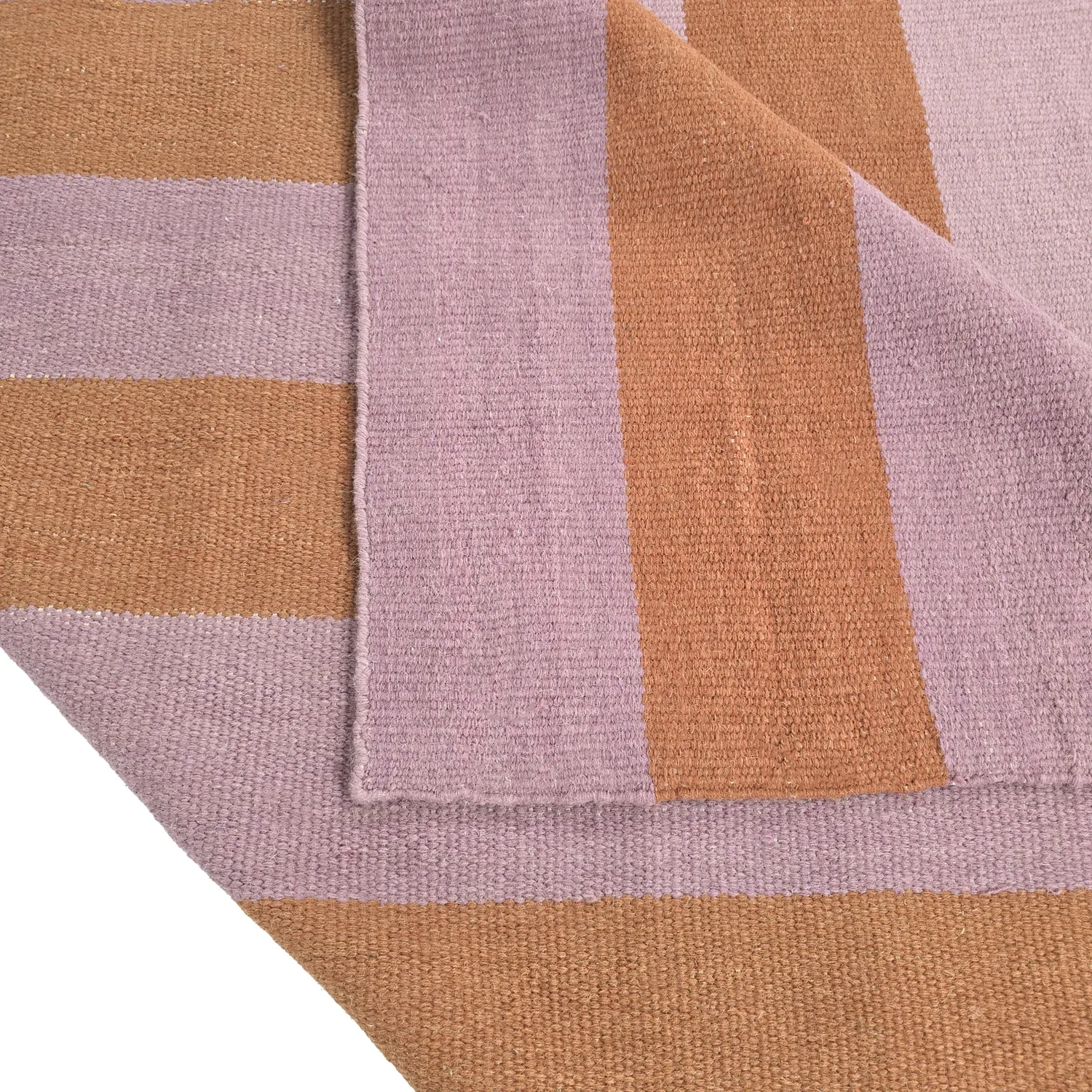 Wollen-vloerkleed - Garine (oranje/roze)