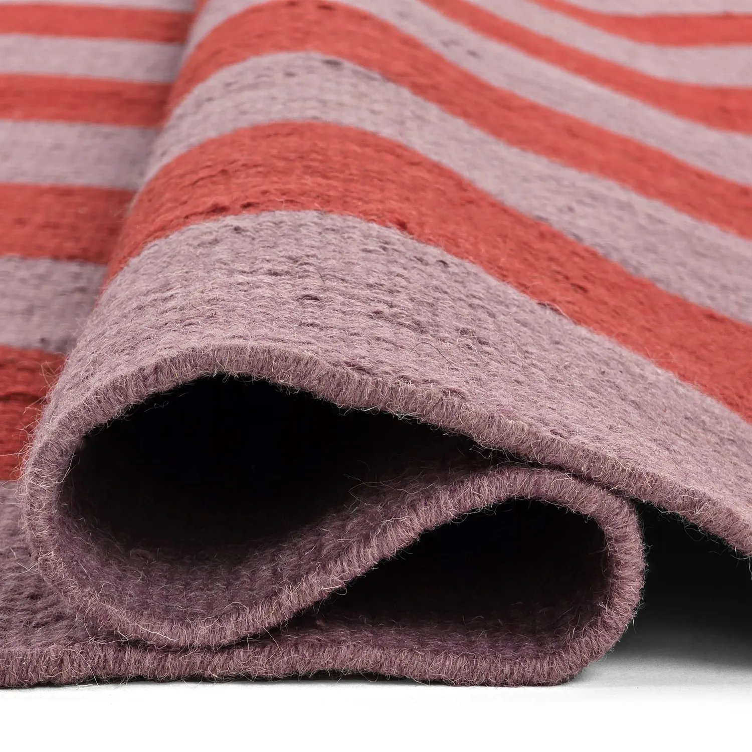 Wollen-vloerkleed - Garine (roze/rood)