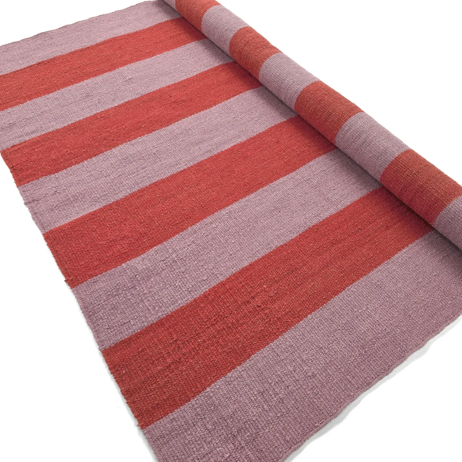 Wollen-vloerkleed - Garine (roze/rood)