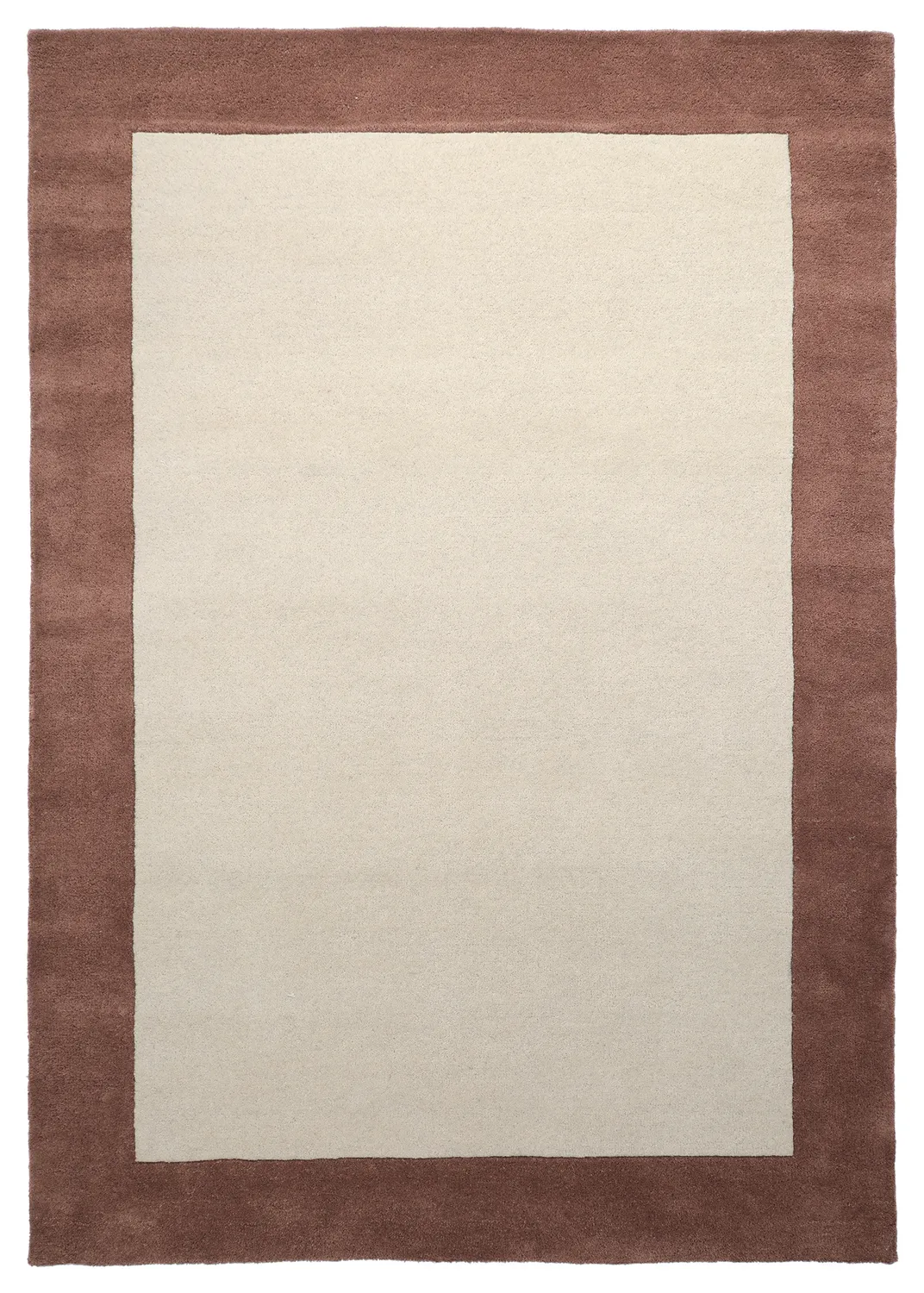 Wollen-vloerkleed - Gaya Hand Tufted Wool Premium (crème/bruin)