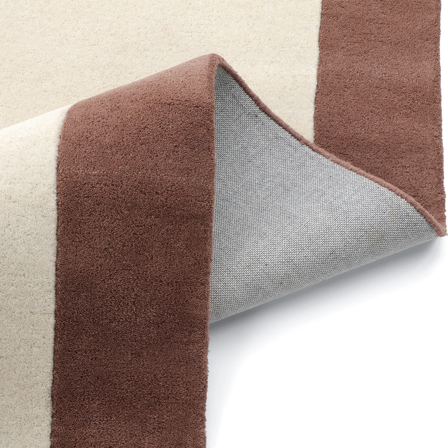 Wollen-vloerkleed - Gaya Hand Tufted Wool Premium (crème/bruin)