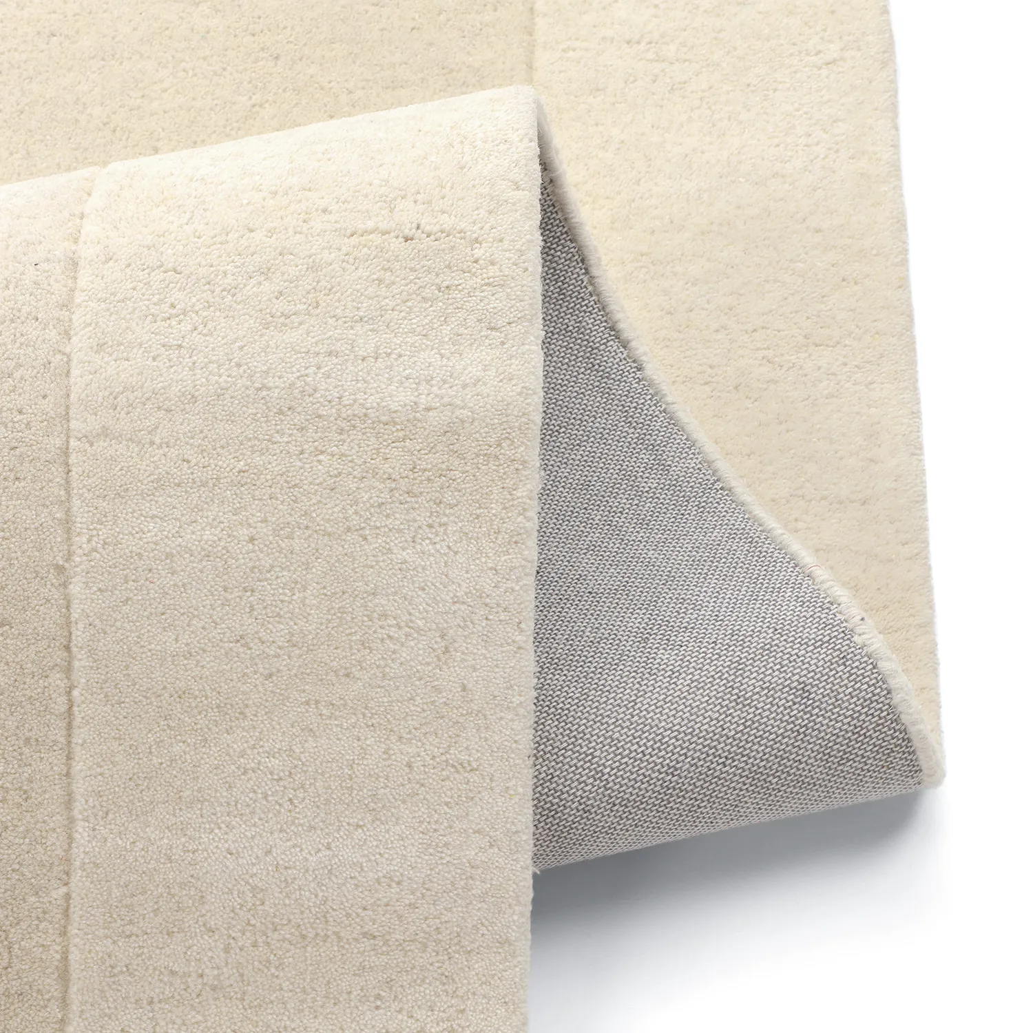 Wollen-vloerkleed - Gaya Hand Tufted Wool Premium (crème/wit)