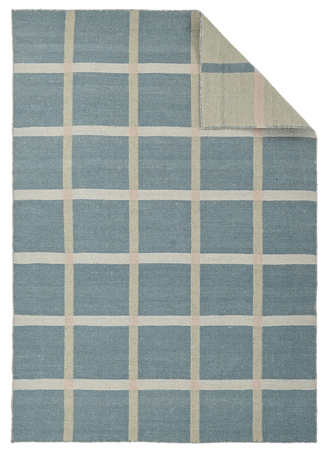 Wollen-vloerkleed - Gingham (no. 1)