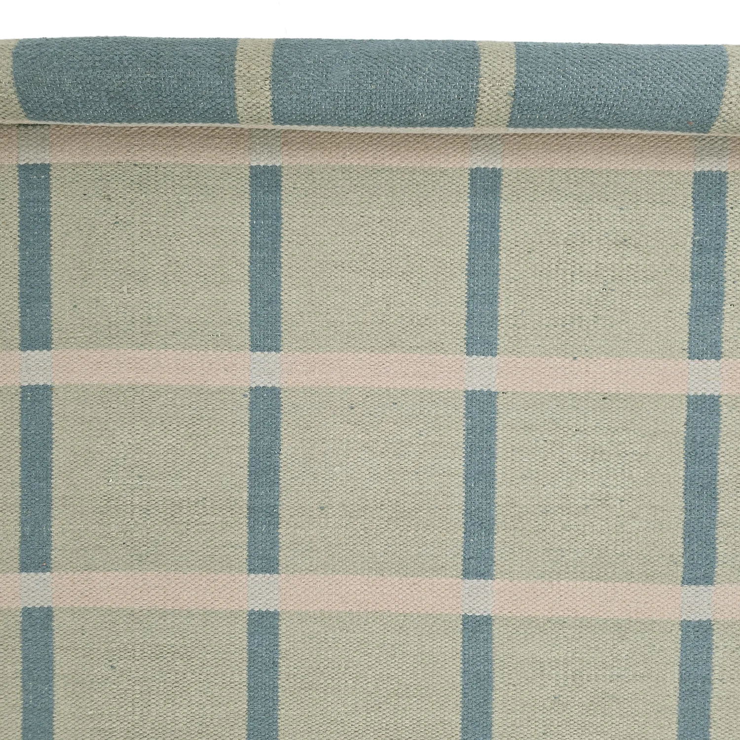 Wollen-vloerkleed - Gingham (no. 1)