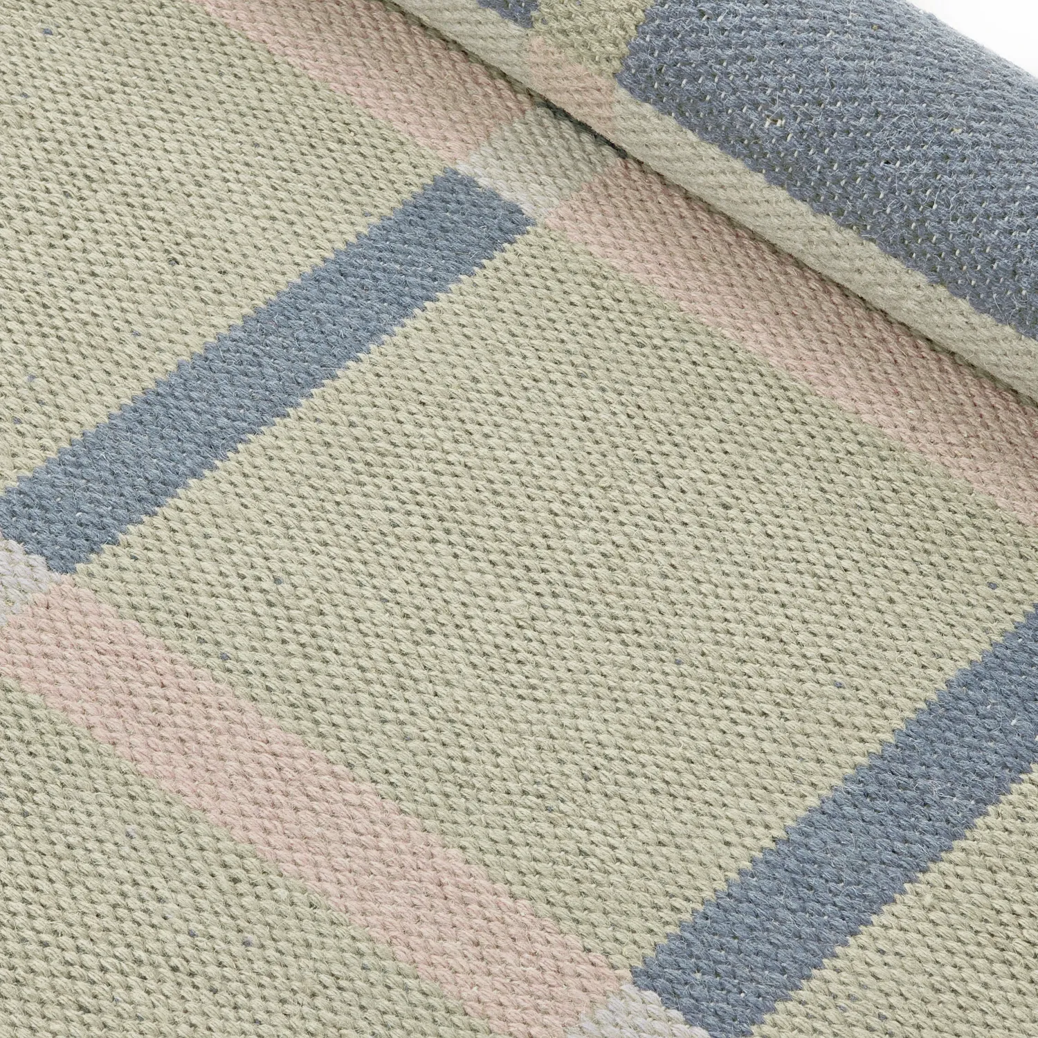 Wollen-vloerkleed - Gingham (no. 1)