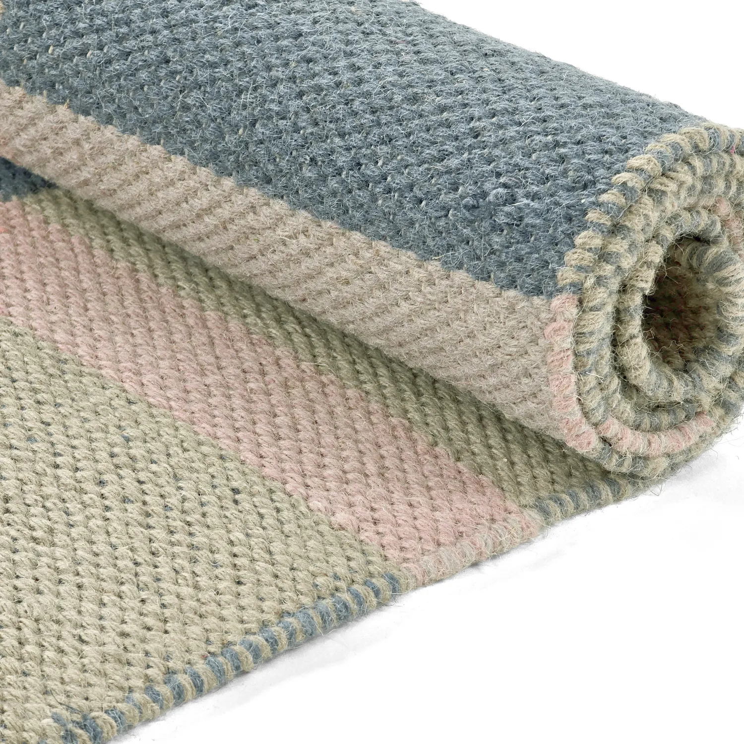 Wollen-vloerkleed - Gingham (no. 1)