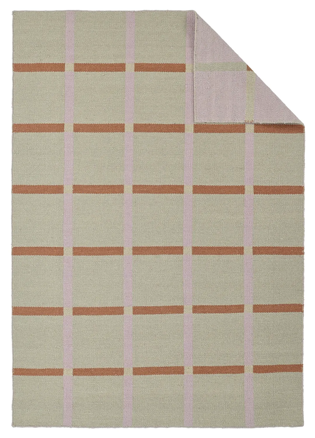 Wollen-vloerkleed - Gingham (no. 4)