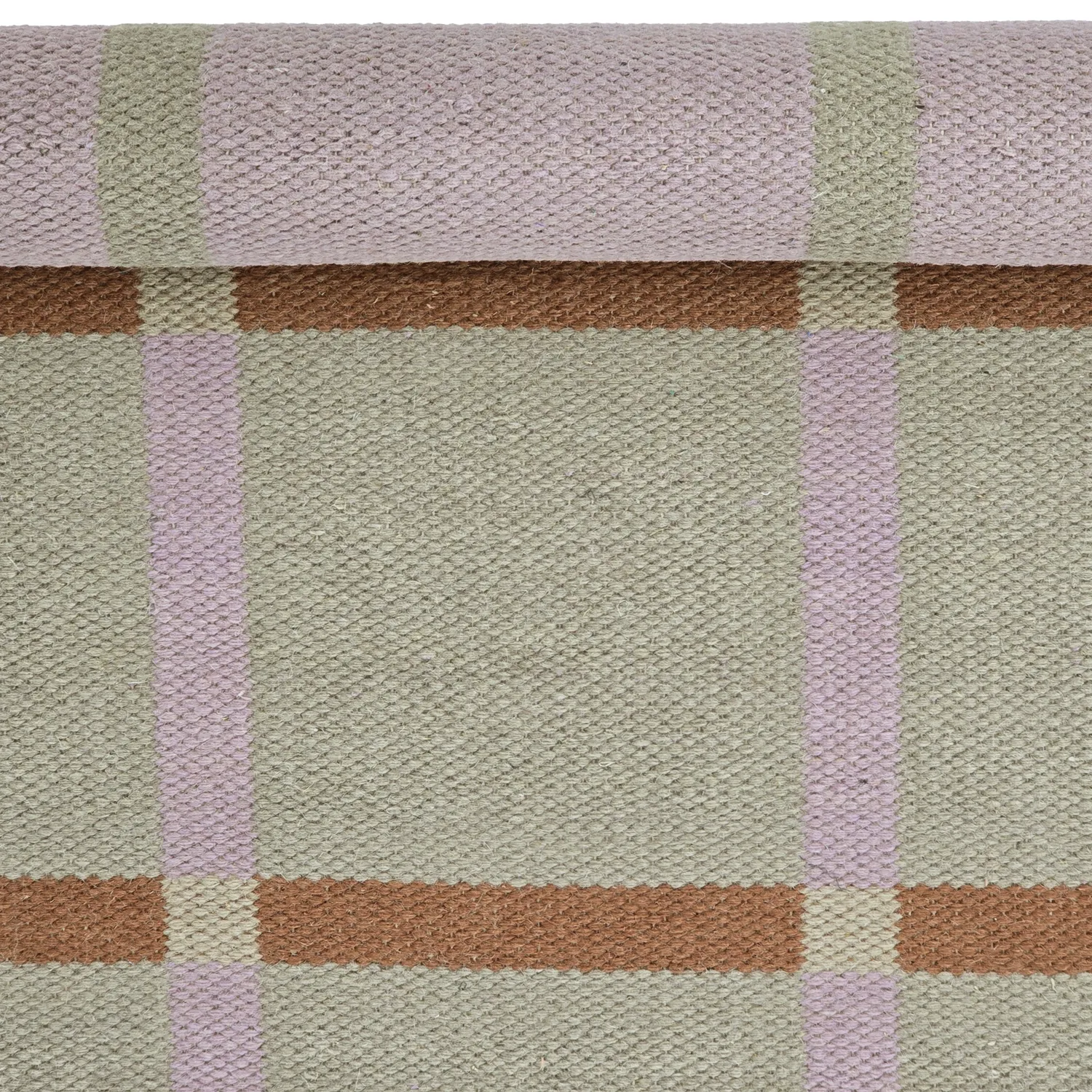 Wollen-vloerkleed - Gingham (no. 4)