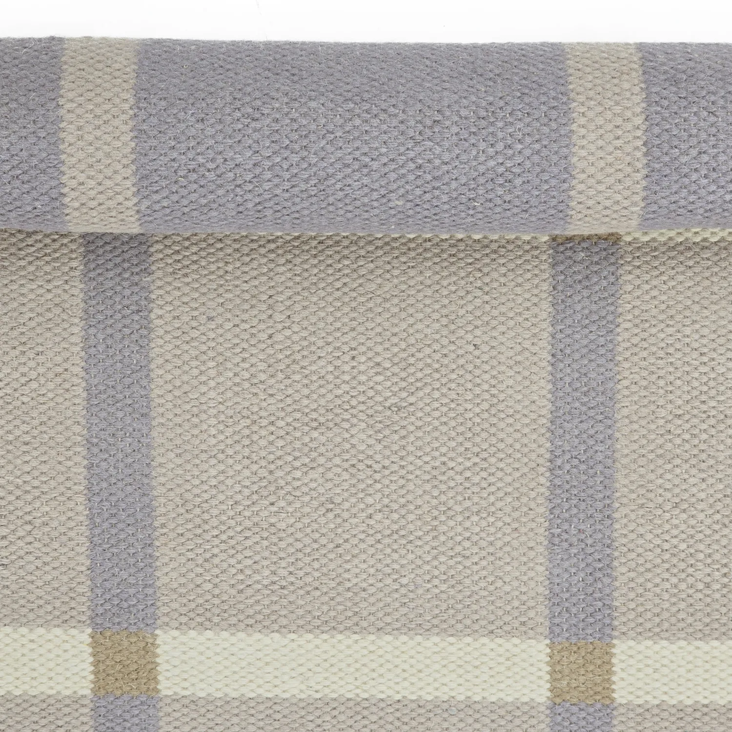 Wollen-vloerkleed - Gingham (no. 5)
