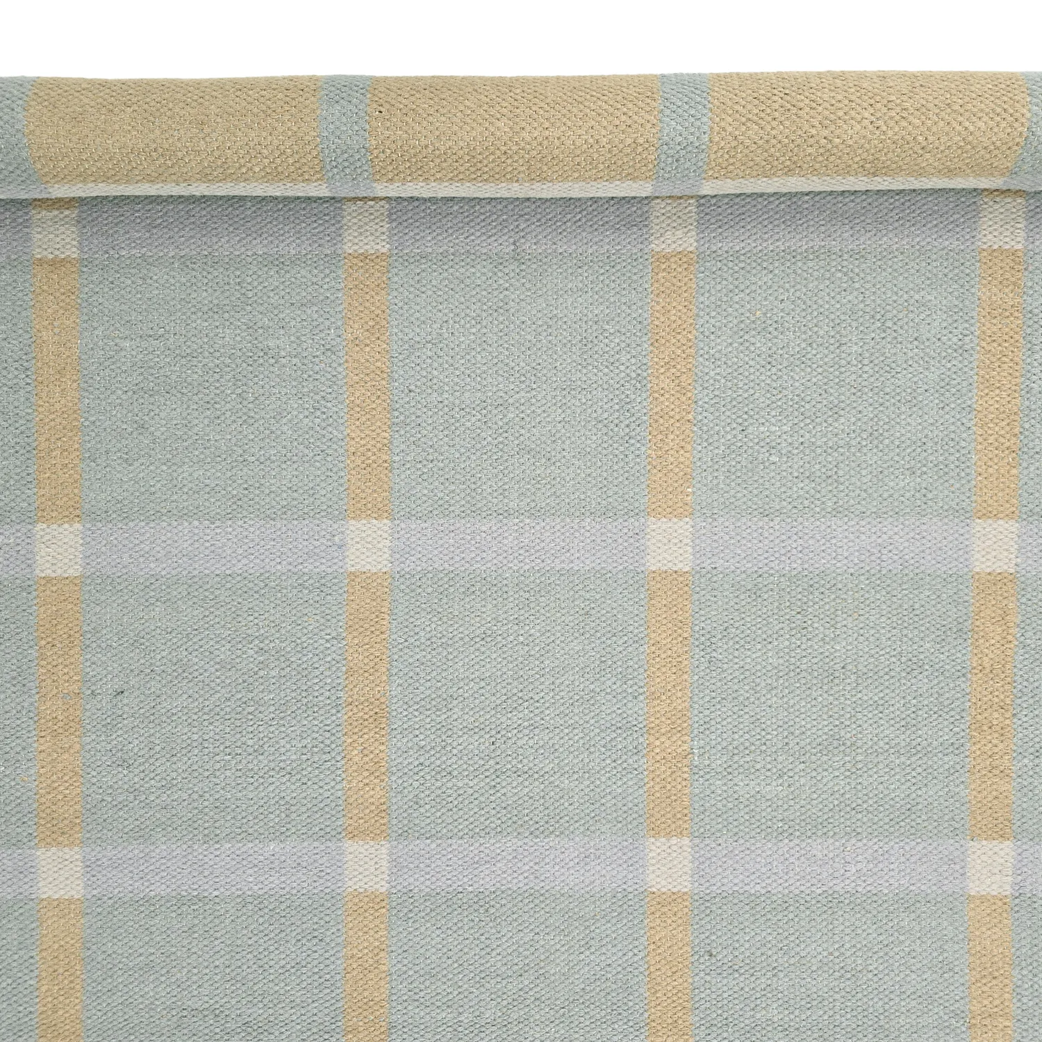 Wollen-vloerkleed - Gingham (no. 6)
