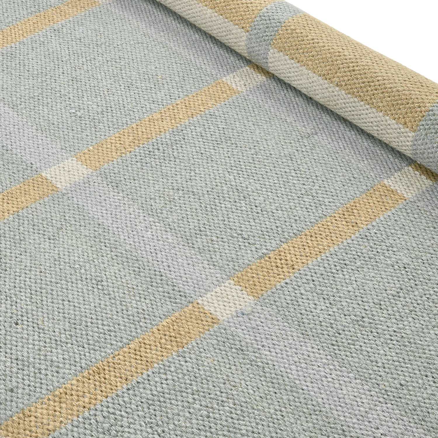 Wollen-vloerkleed - Gingham (no. 6)