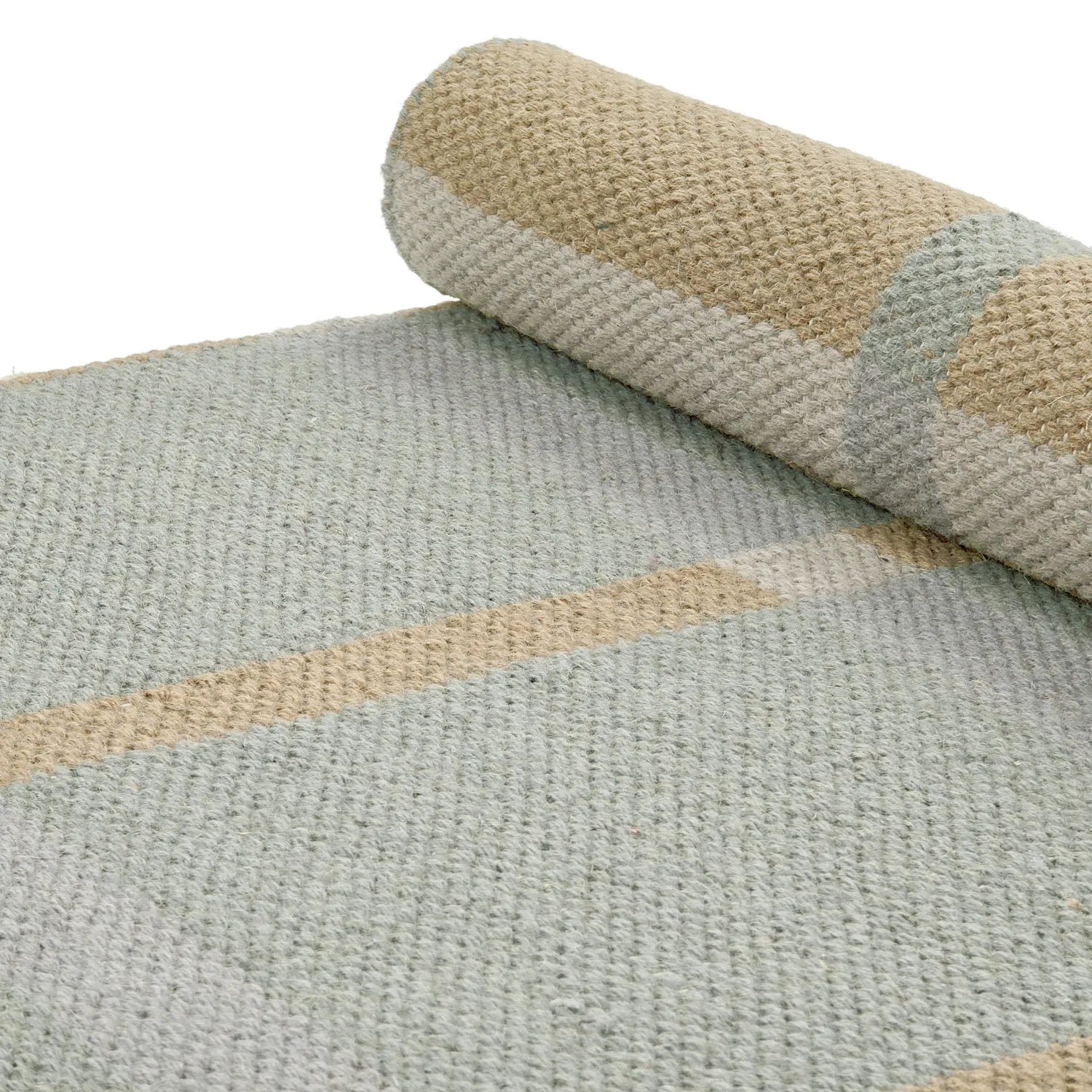 Wollen-vloerkleed - Gingham (no. 6)