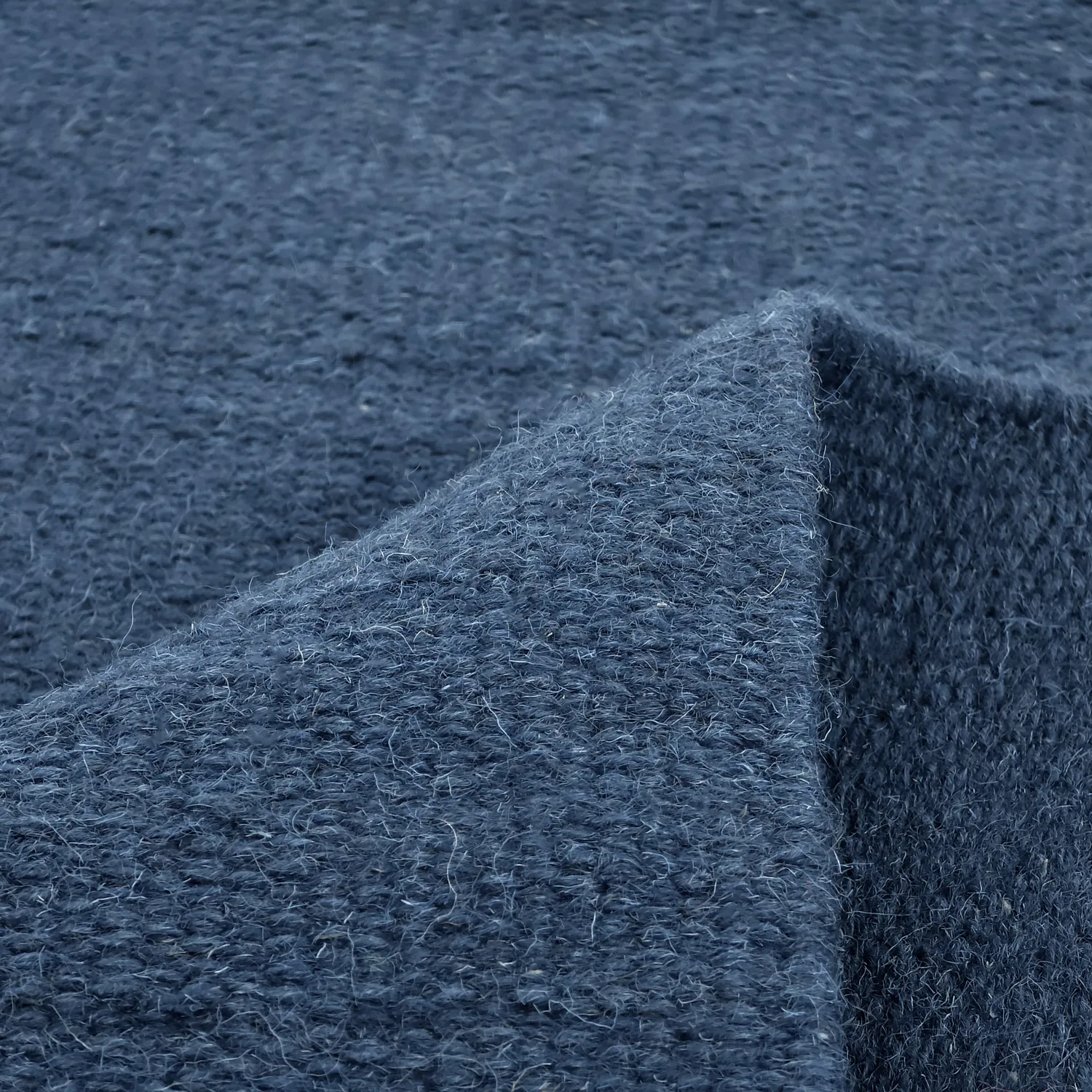 Wollen-vloerkleed - Hamilton (marineblauw)