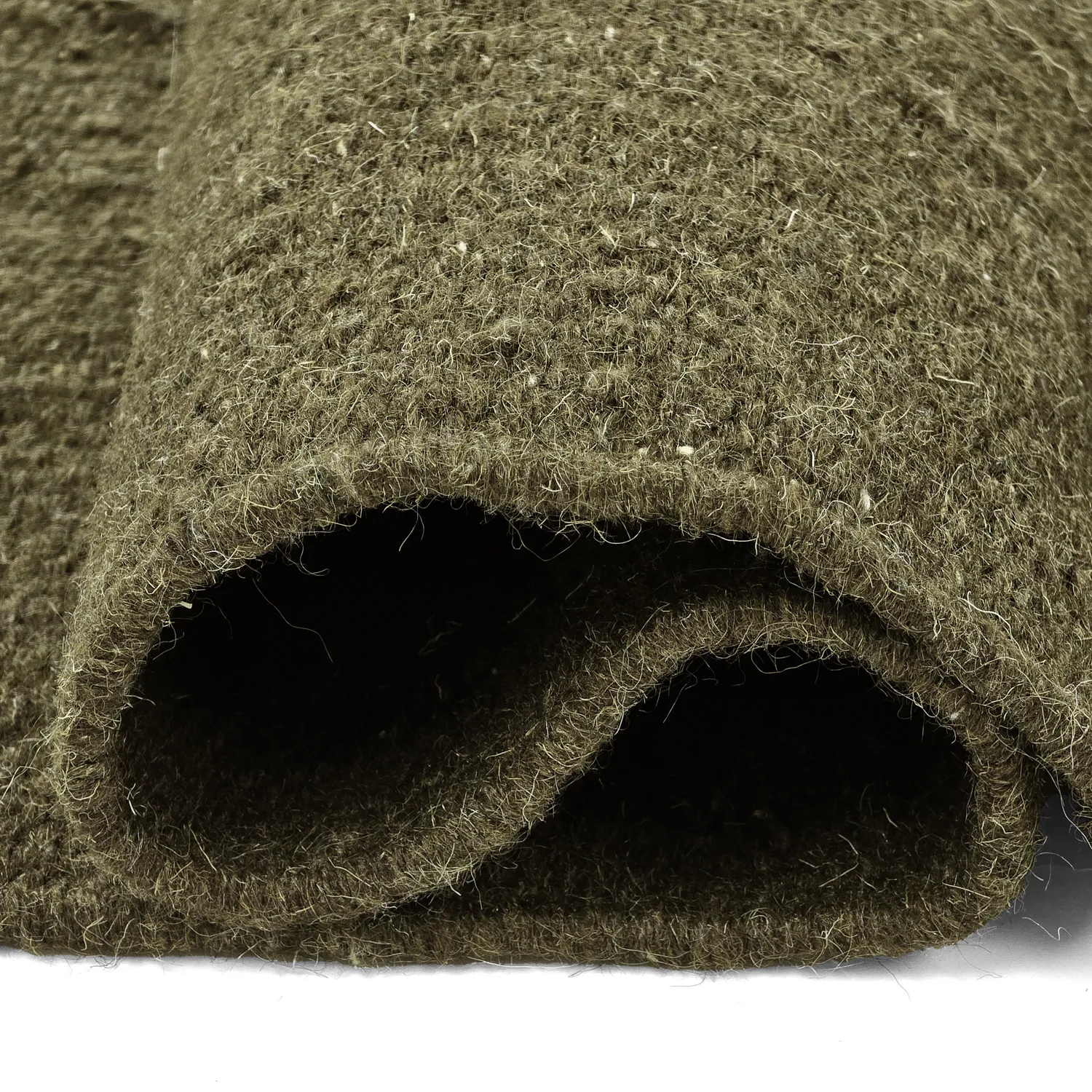 Wollen-vloerkleed - Hamilton (mosgroen)