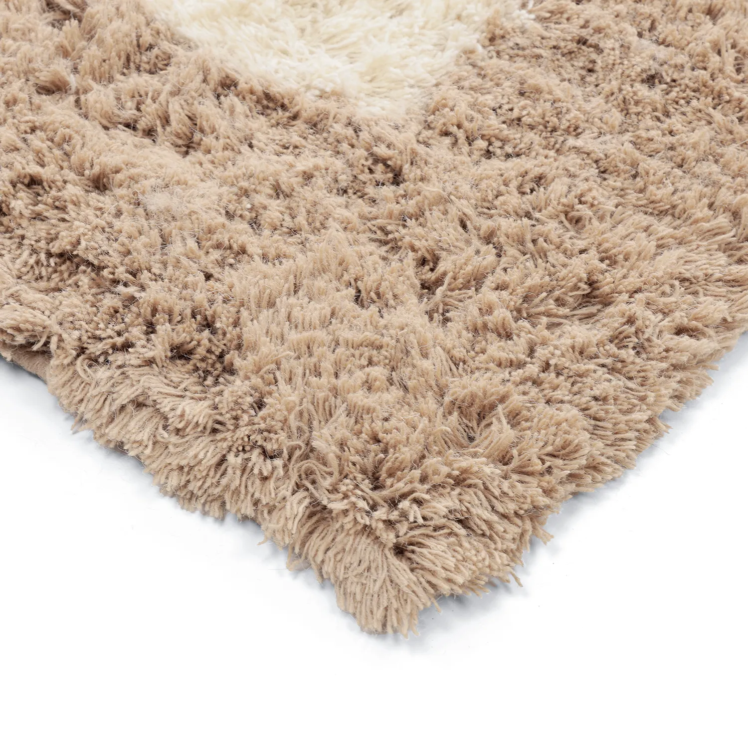 Wollen-vloerkleed - Khenifra Handknot Wool Premium (crème/beige)