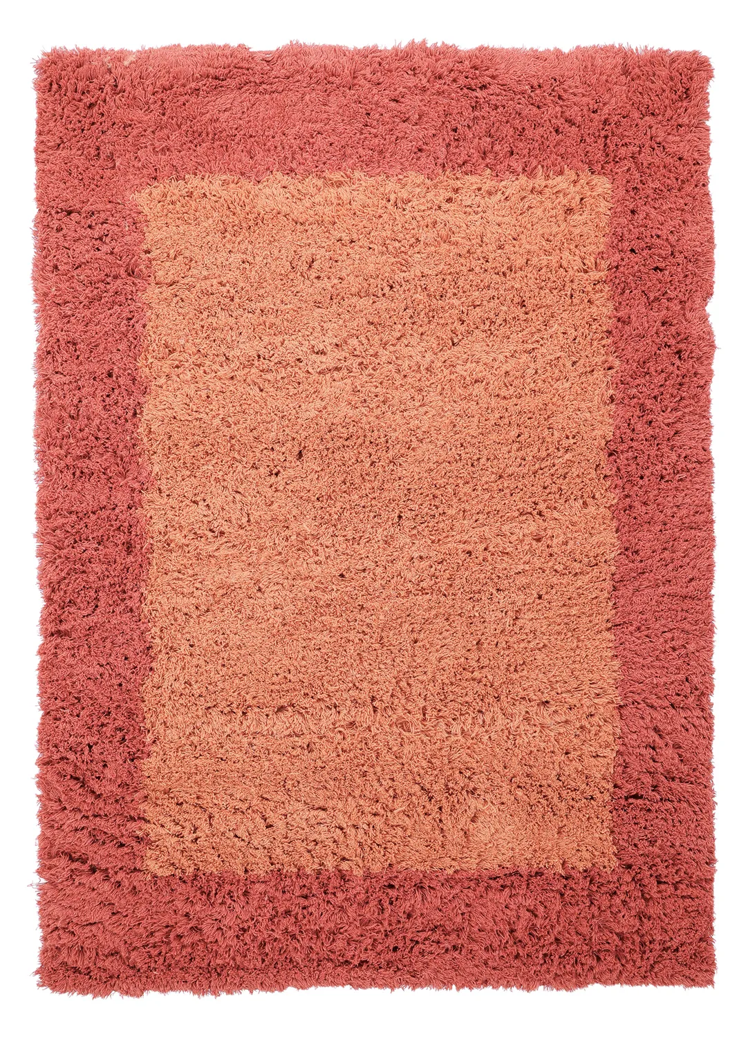 Wollen-vloerkleed - Khenifra Handknot Wool Premium (oranje/rood)