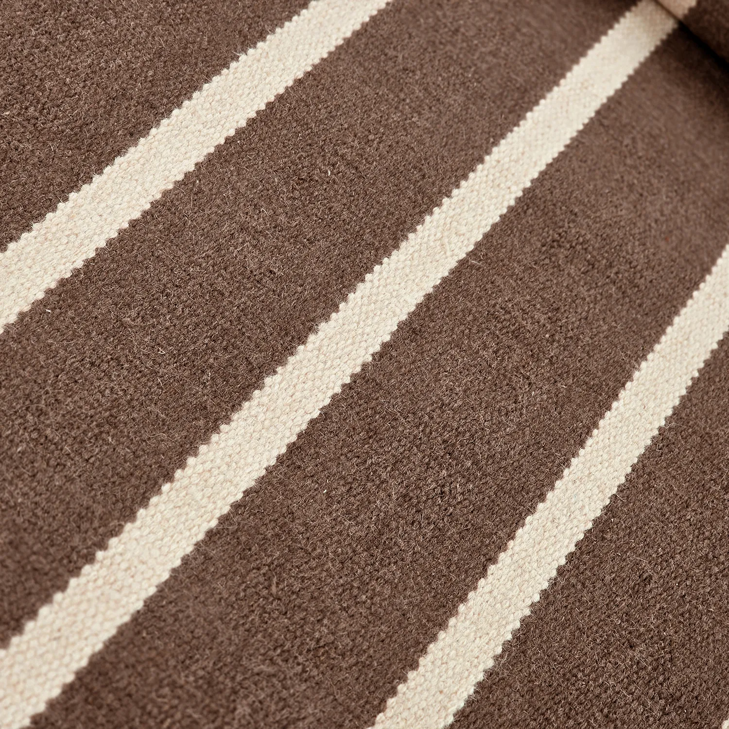 Wollen-vloerkleed - Luton (natuur/donker taupe)