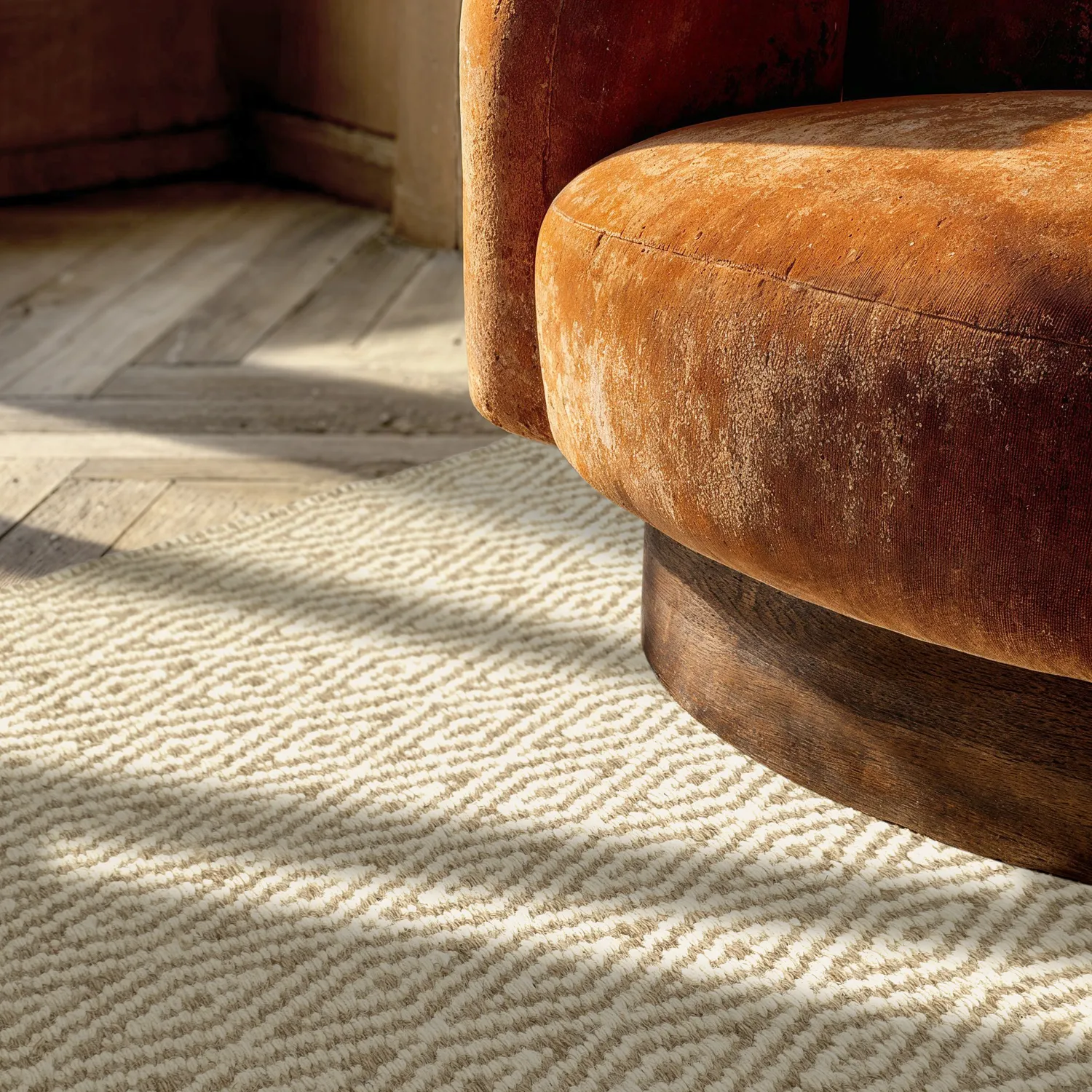 Wollen-vloerkleed - Monastir (beige/wit)