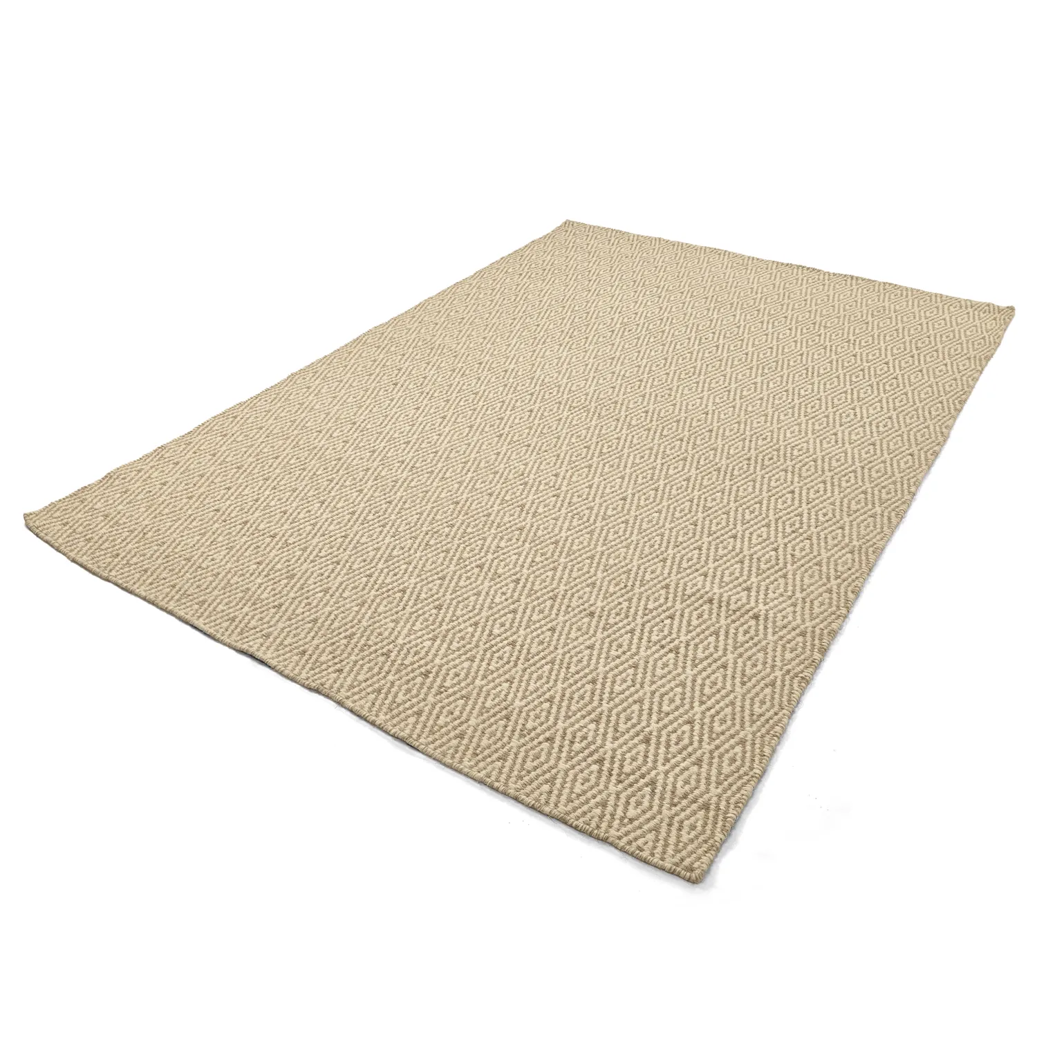 Wollen-vloerkleed - Monastir (beige/wit)