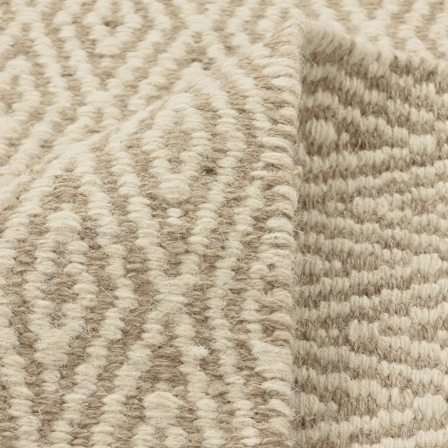 Wollen-vloerkleed - Monastir (beige/wit)